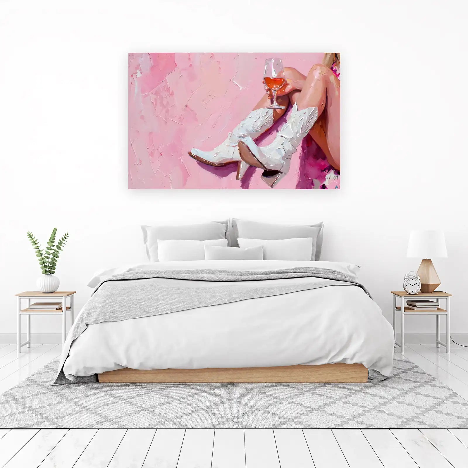 Glamorous Cowgirl Sip Wall Art