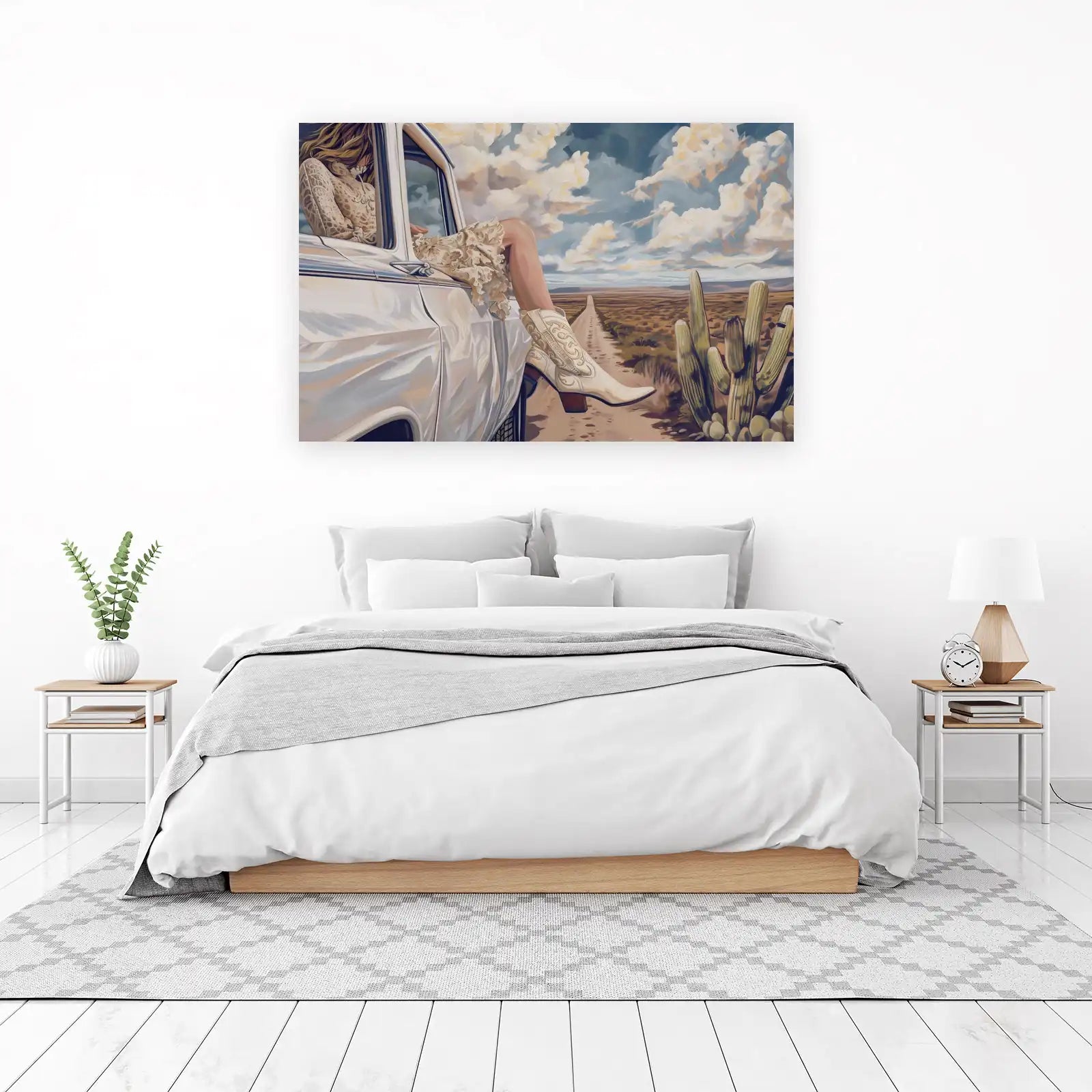 Desert Wanderer Western Boots Wall Art