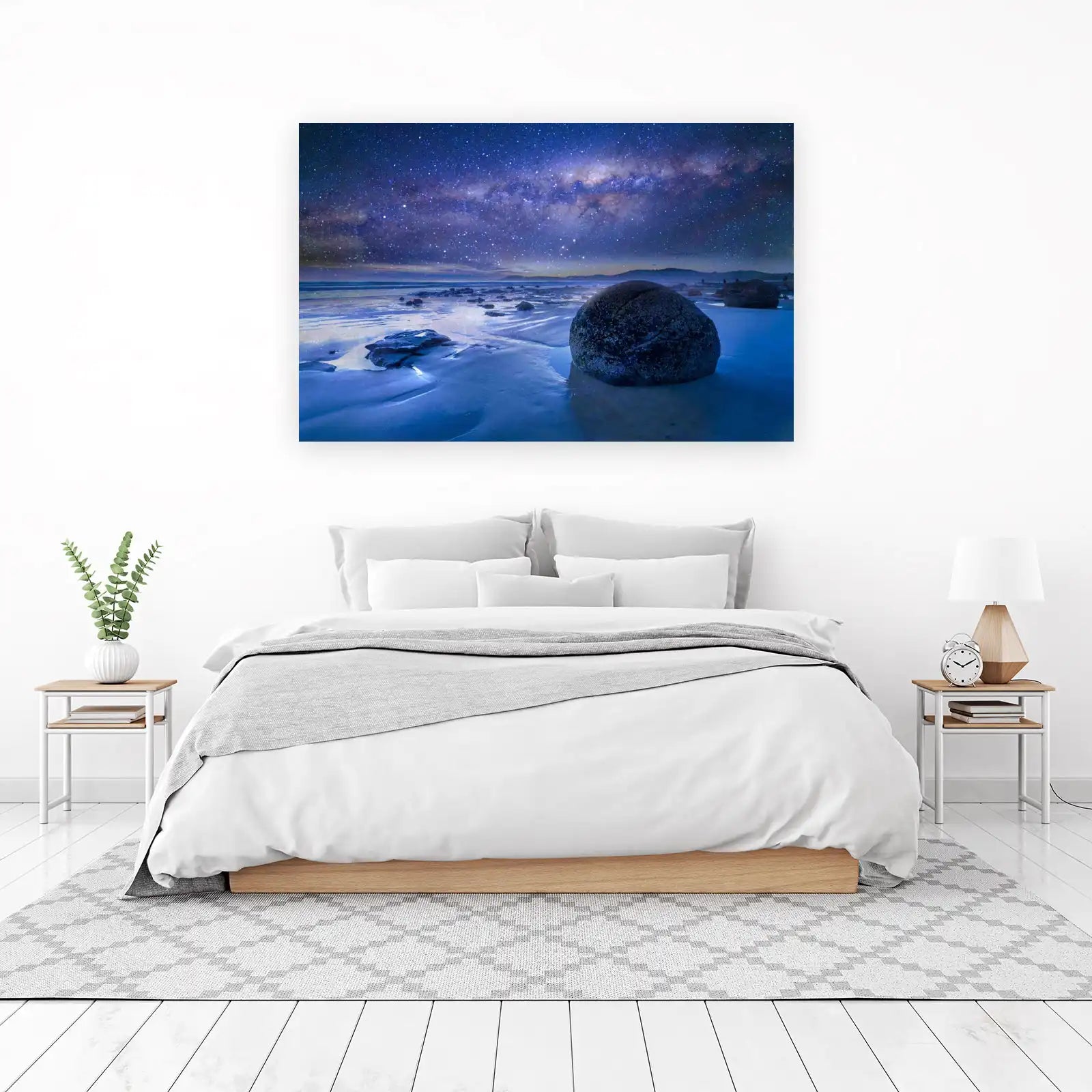 Milky Way Beach Landscape Wall Art