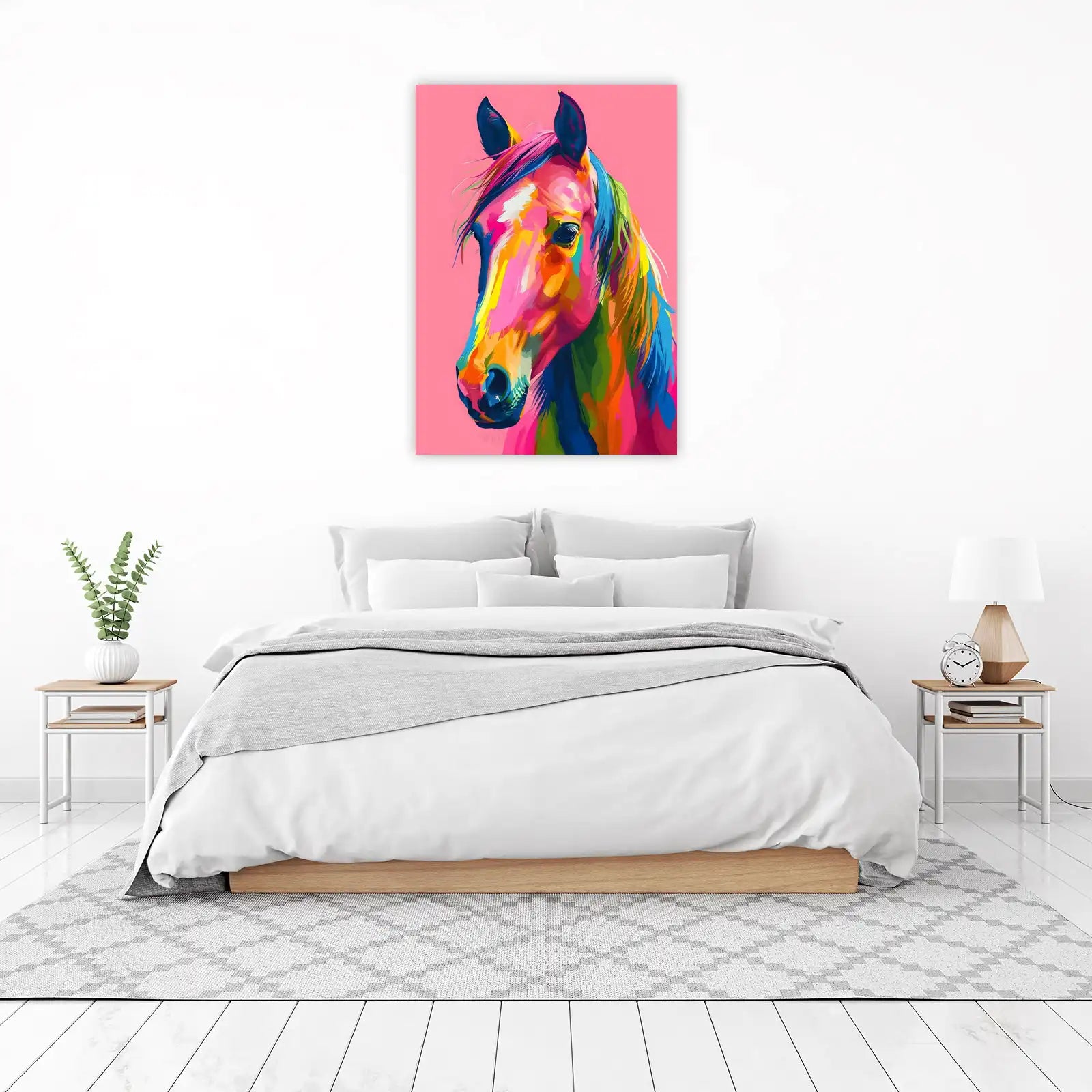 Vibrant Horse Pop Art Wall Art