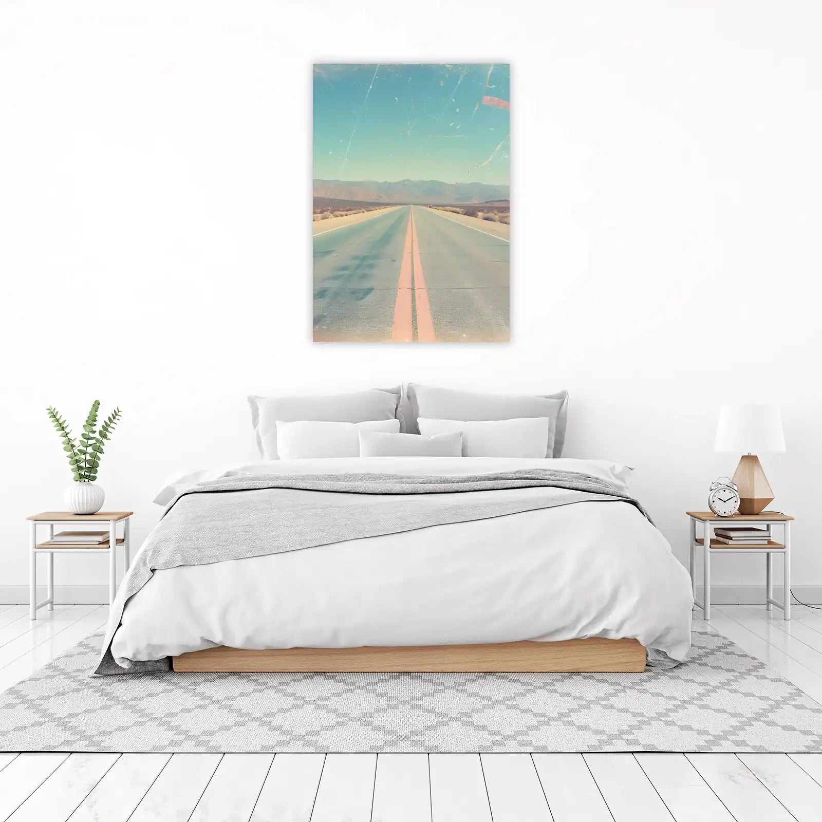 Desert Road Adventure Vintage Wall Art