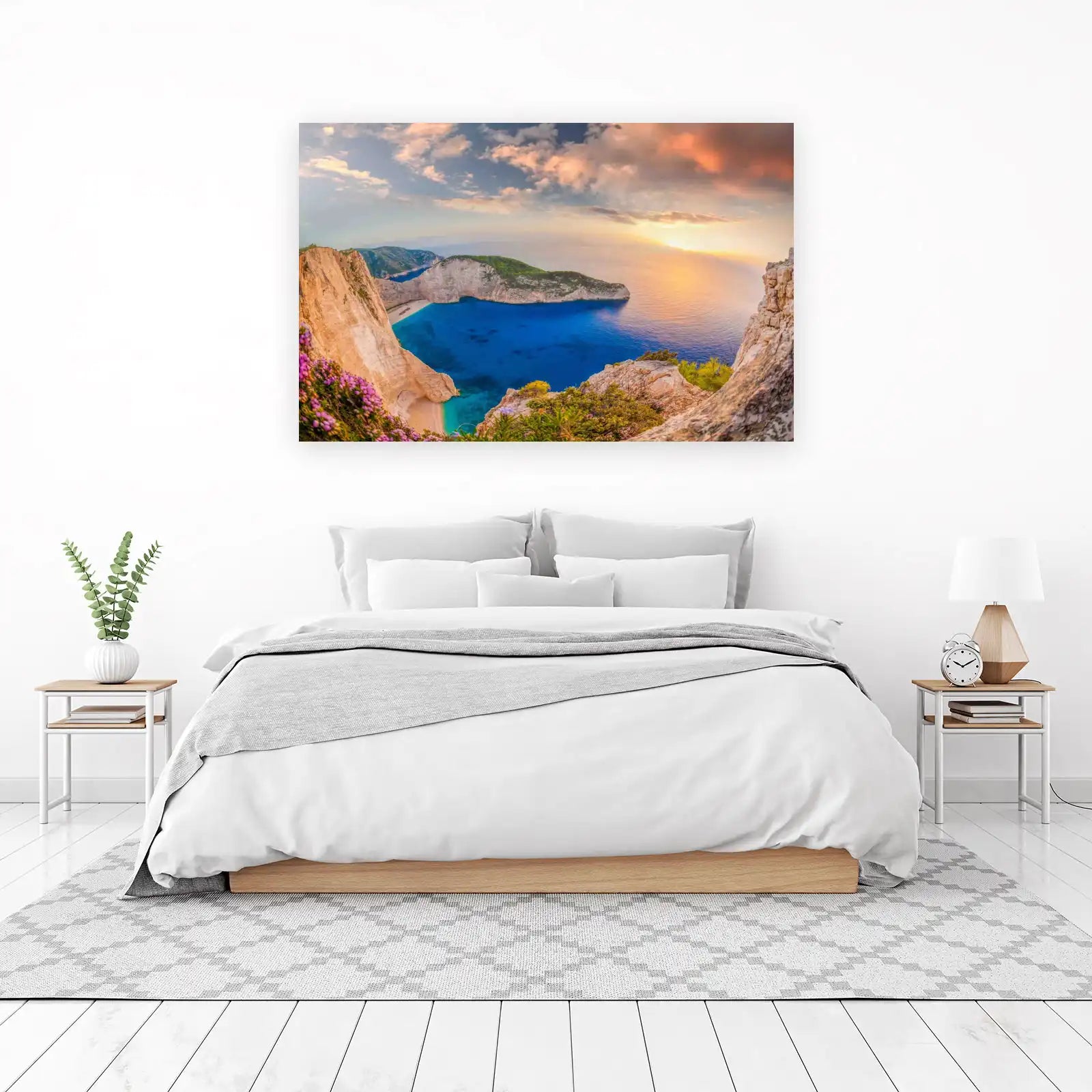 Navagio Beach Serenity: Greece Ocean View Wall Art