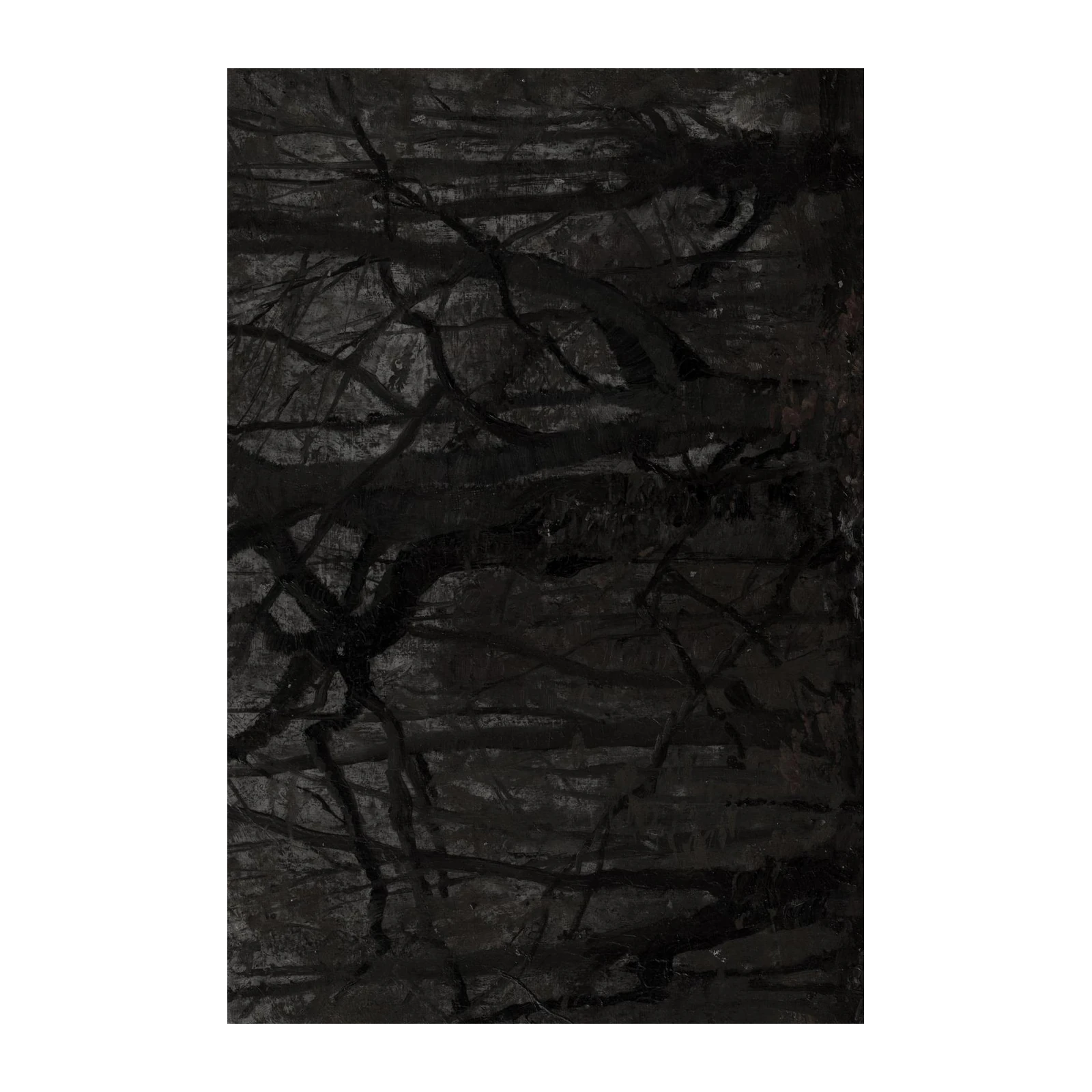 Moody Forest Abstract Wall Art