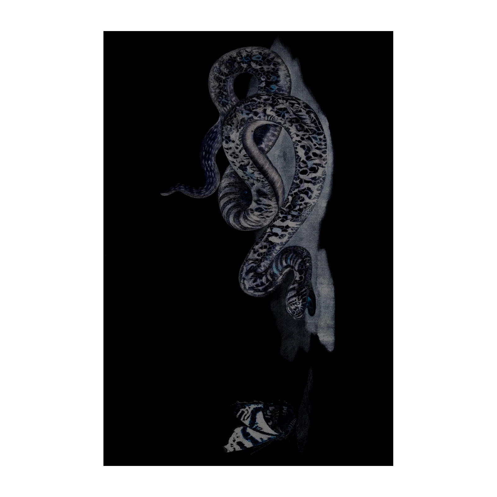 Mystic Serpent & Butterfly Art Wall Art