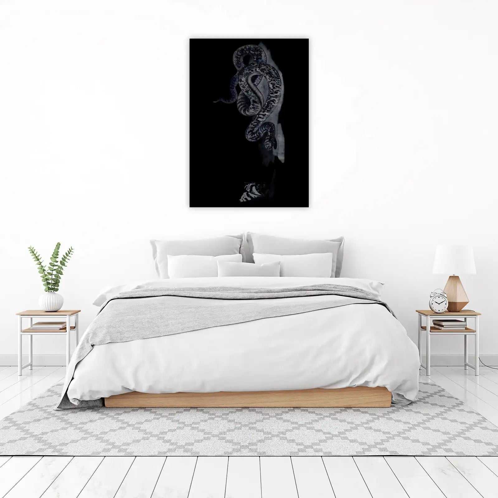Mystic Serpent & Butterfly Art Wall Art