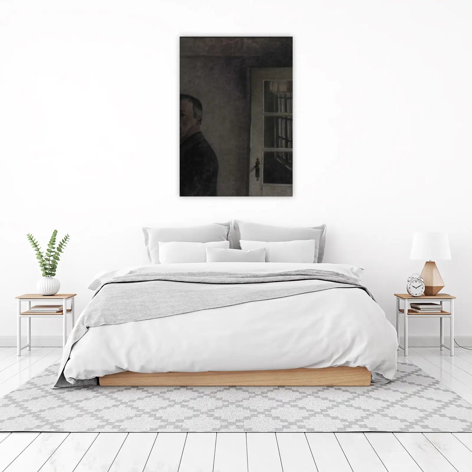 Moody Portrait & Doorway Classic Wall Art