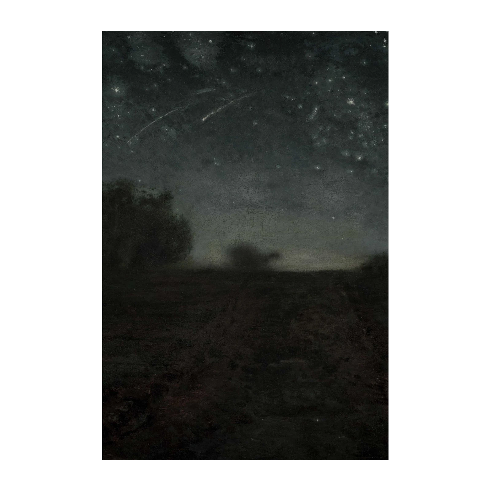 Mysterious Night Sky & Shooting Star Wall Art