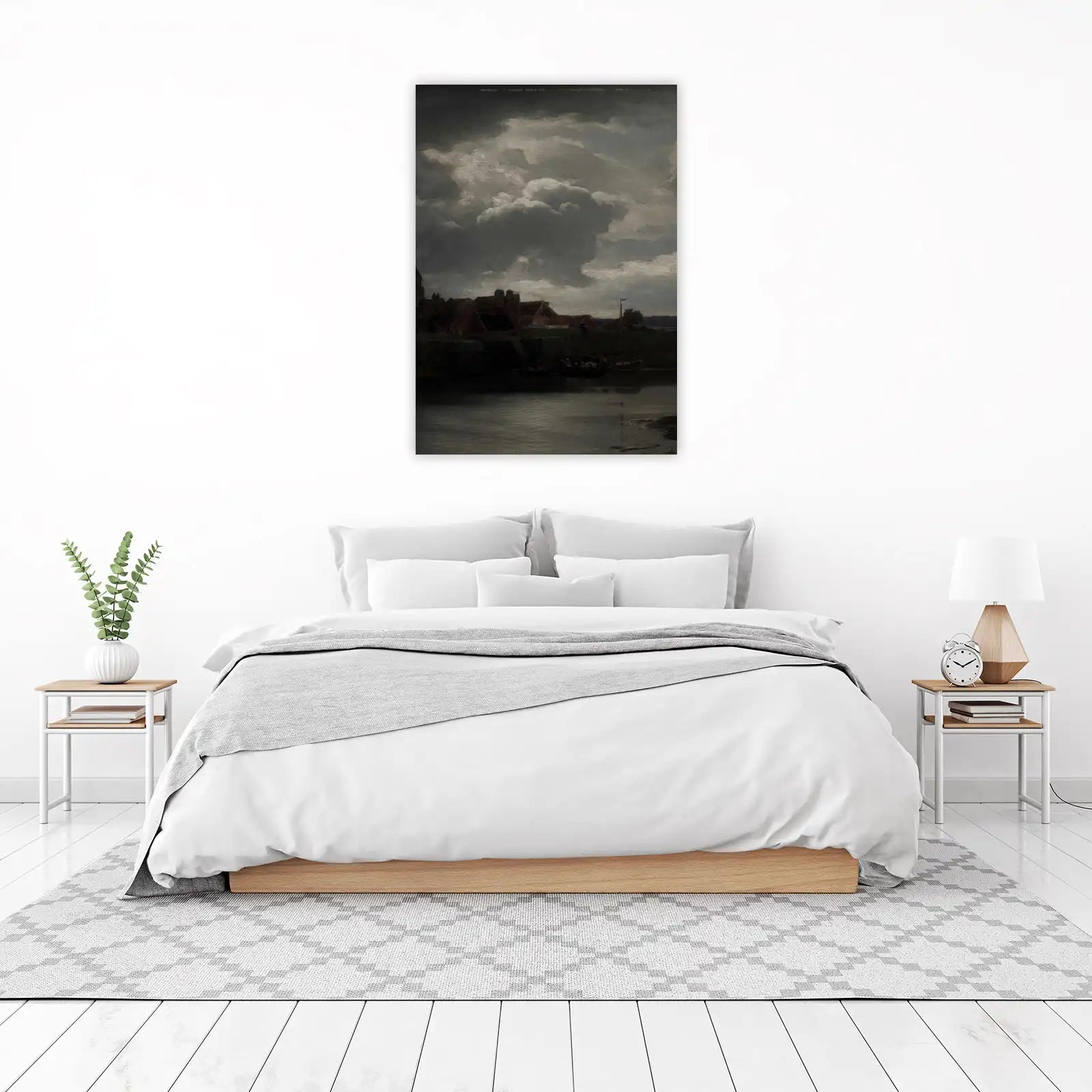 Dramatic River Landscape Wall Art