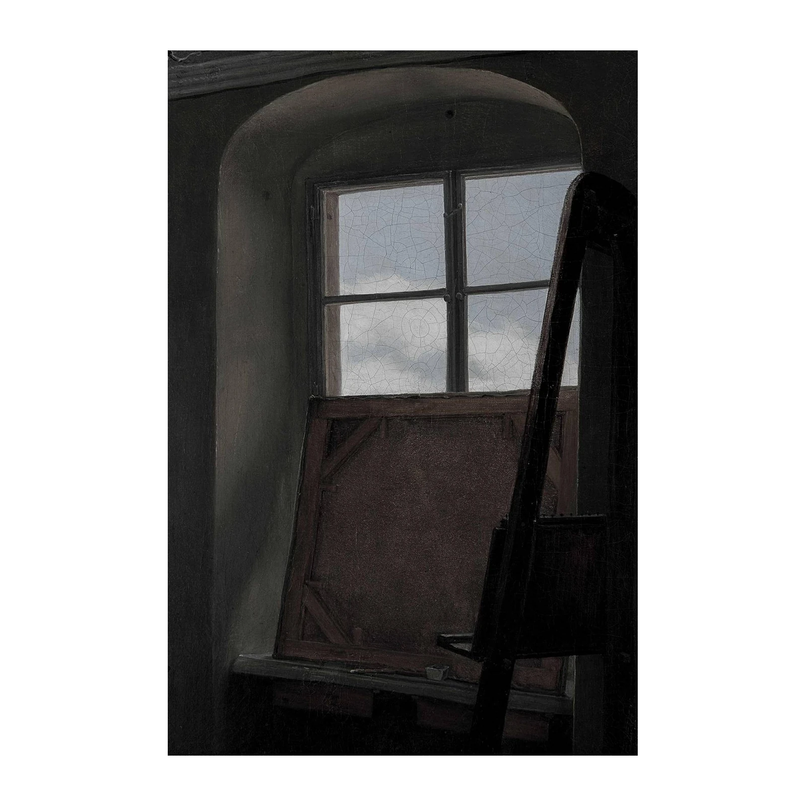 Artist's Studio Window & Easel Wall Art