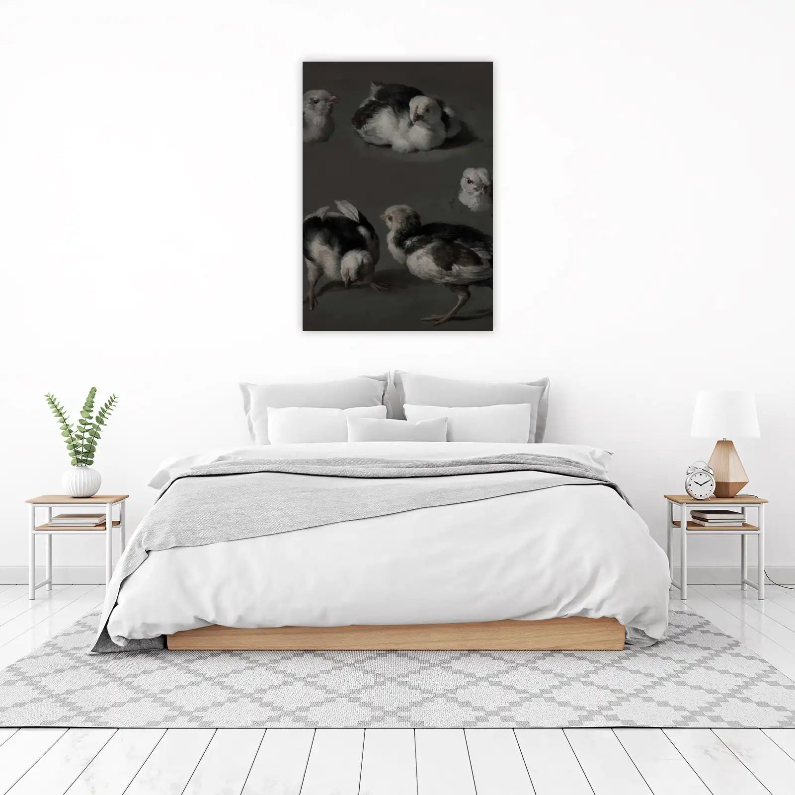 Adorable Chicks Vintage Farmhouse Wall Art