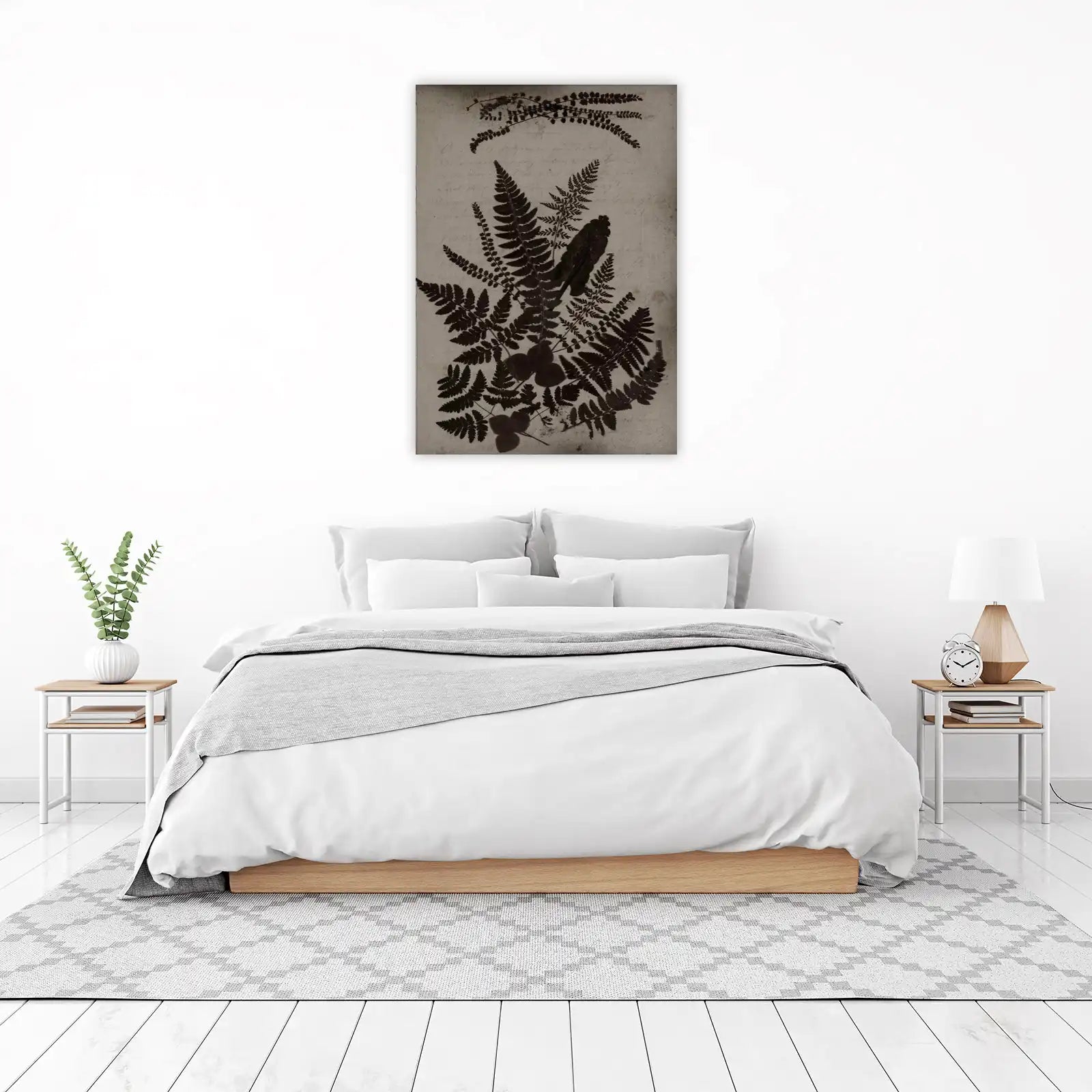 Vintage Fern Botanical Art Wall Art