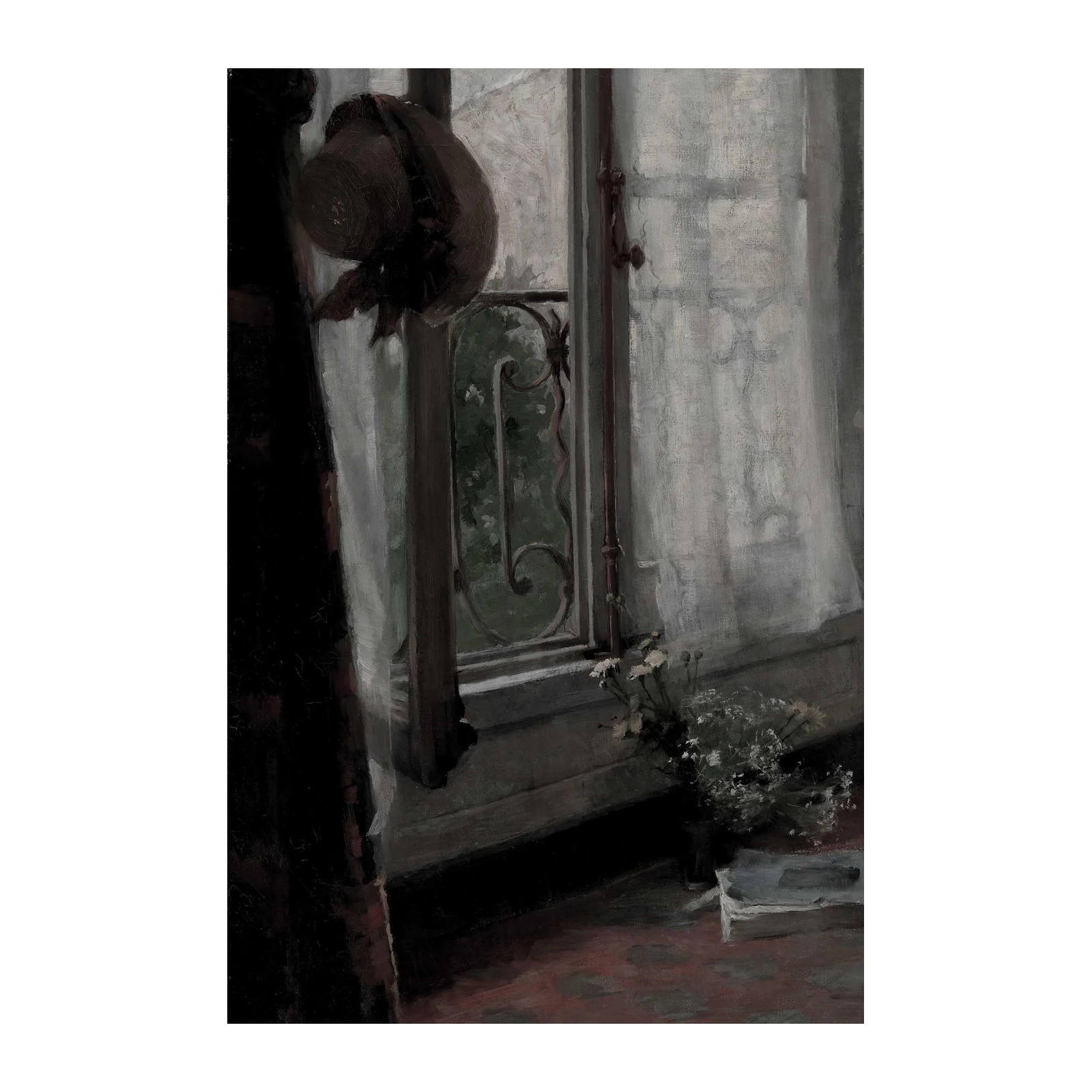 Vintage Window Still Life Wall Art