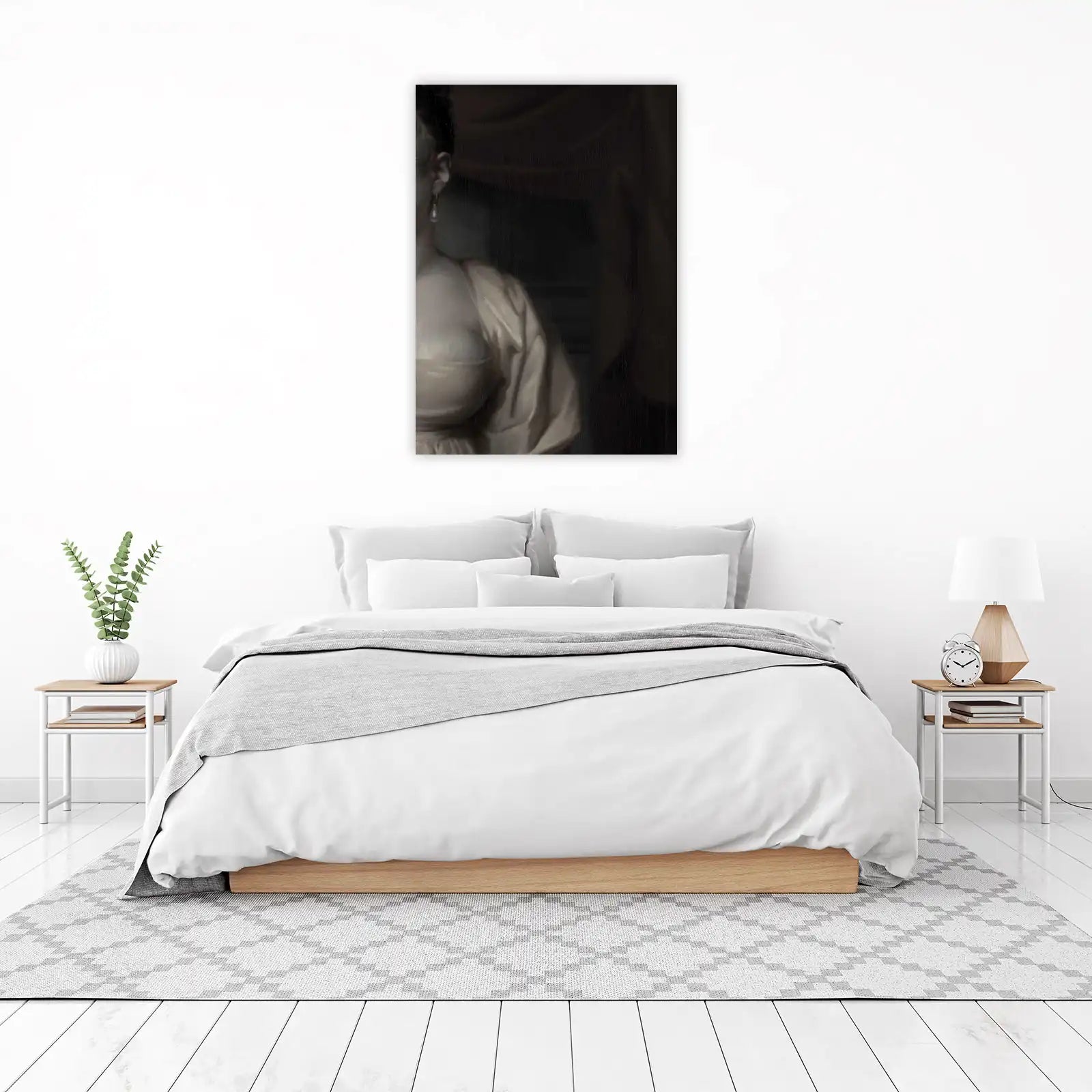 Elegant Lady Portrait Wall Art