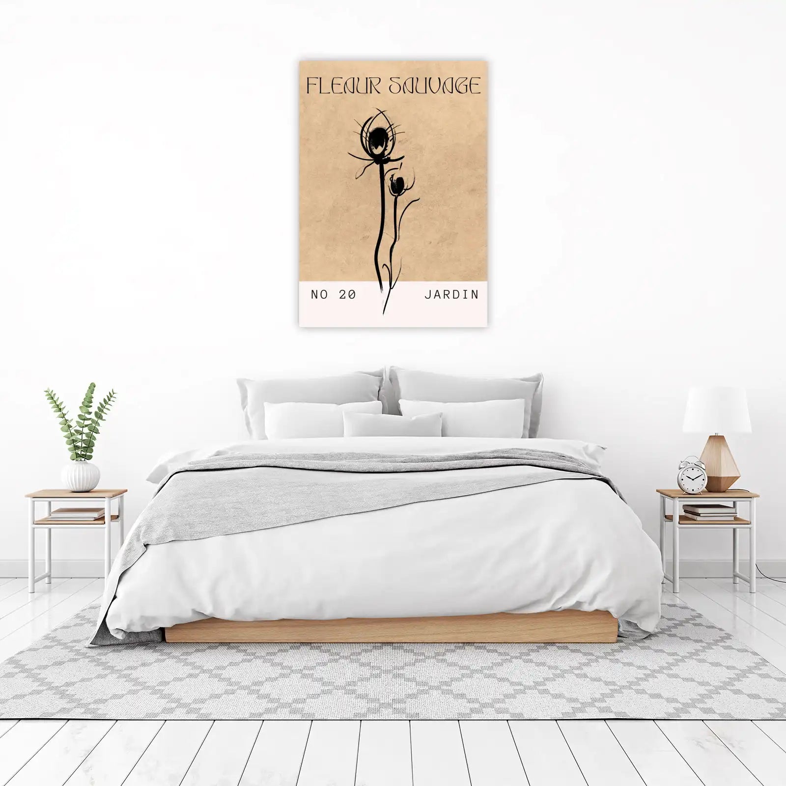 Elegant Thistle Art Print | Botanical Wall Decor Wall Art