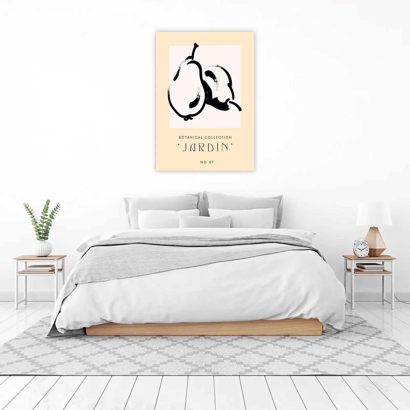 Abstract Pear Botanical Art Wall Art