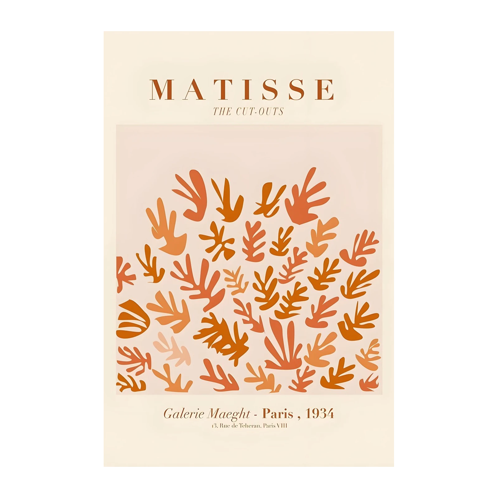 Matisse Cut-Outs Botanical Art Wall Art
