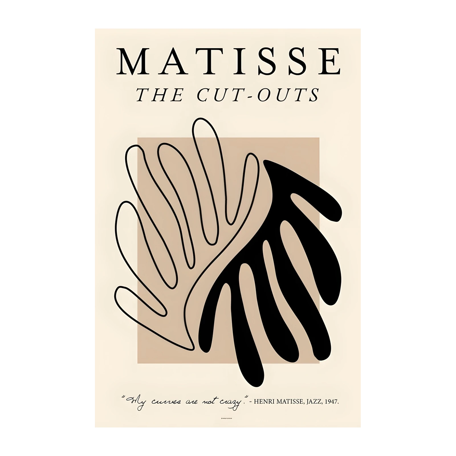 Abstract Leaf Matisse Cut-Outs Wall Art