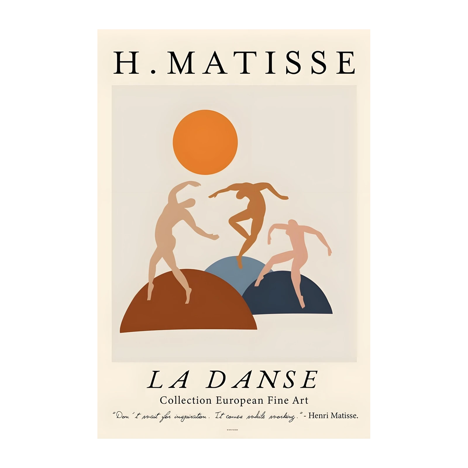 Matisse La Danse Abstract Figures Wall Art