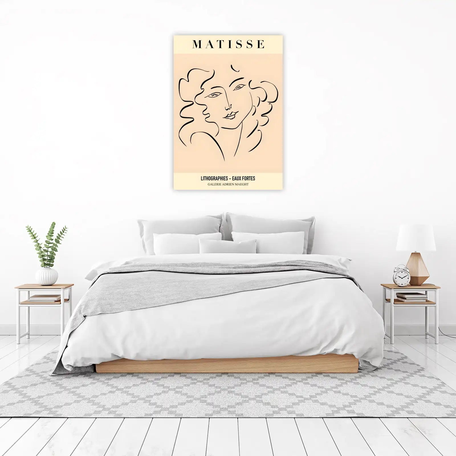 Matisse Face Line Art Wall Art