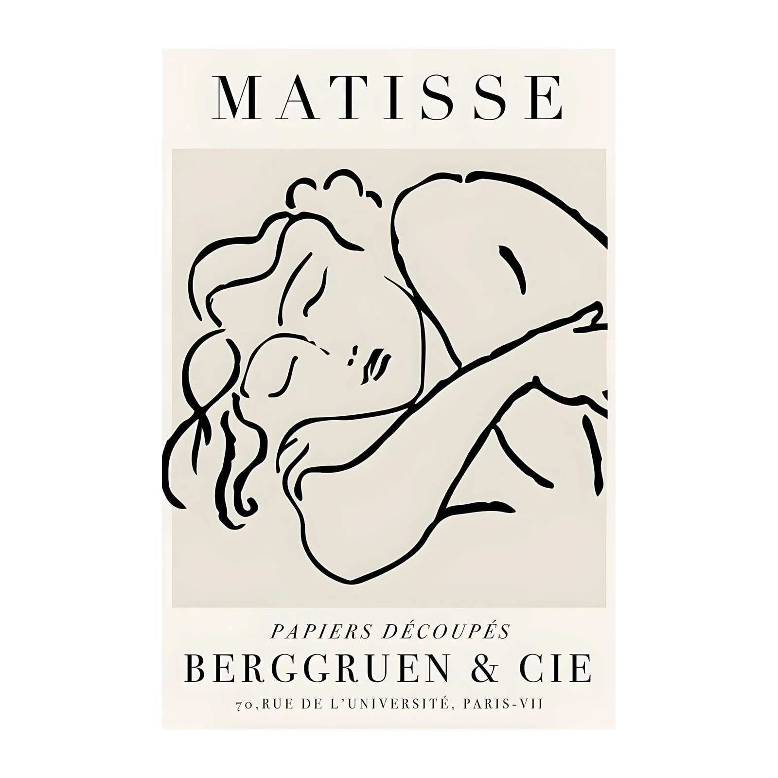 Matisse Nude Line Art Wall Art