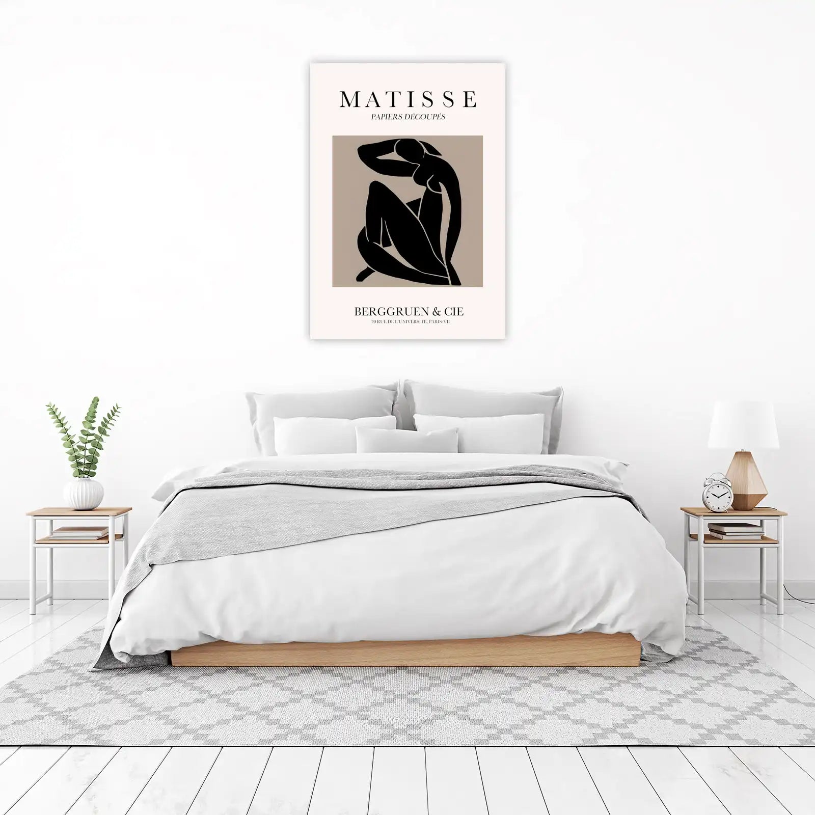 Matisse Inspired Figure Black Cut Out Wall Art