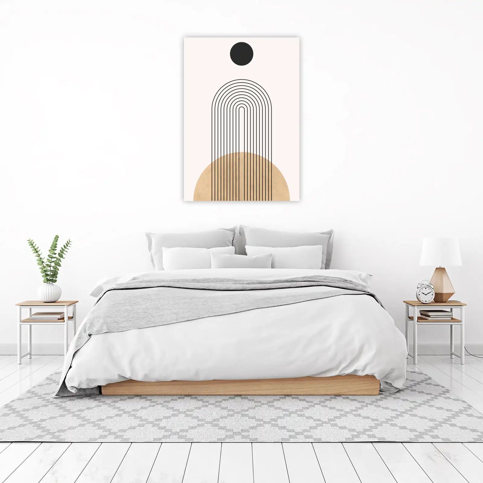 Modern Mid-Century Arch Boho Wall Art
