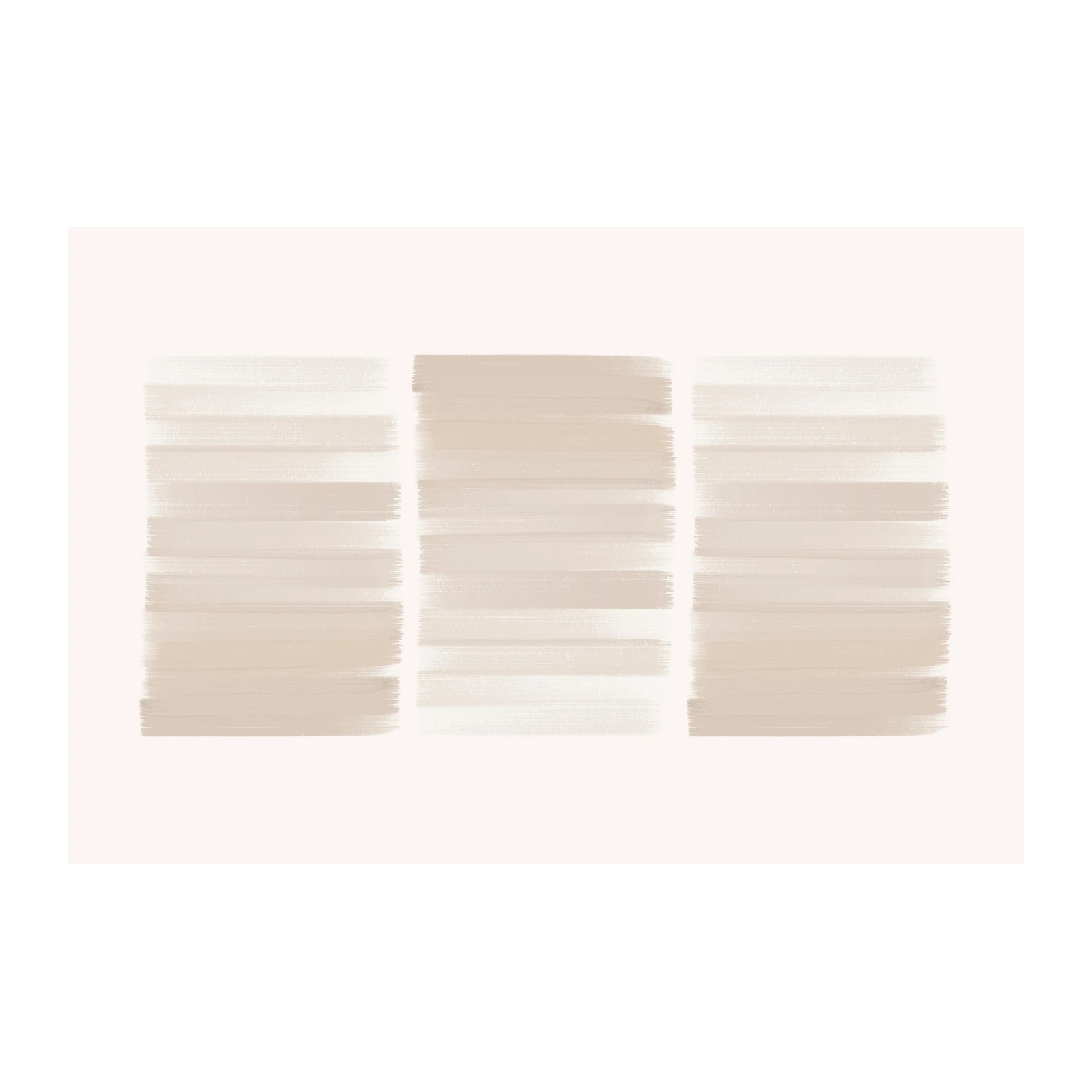 Neutral Abstract Brush Strokes Wall Art