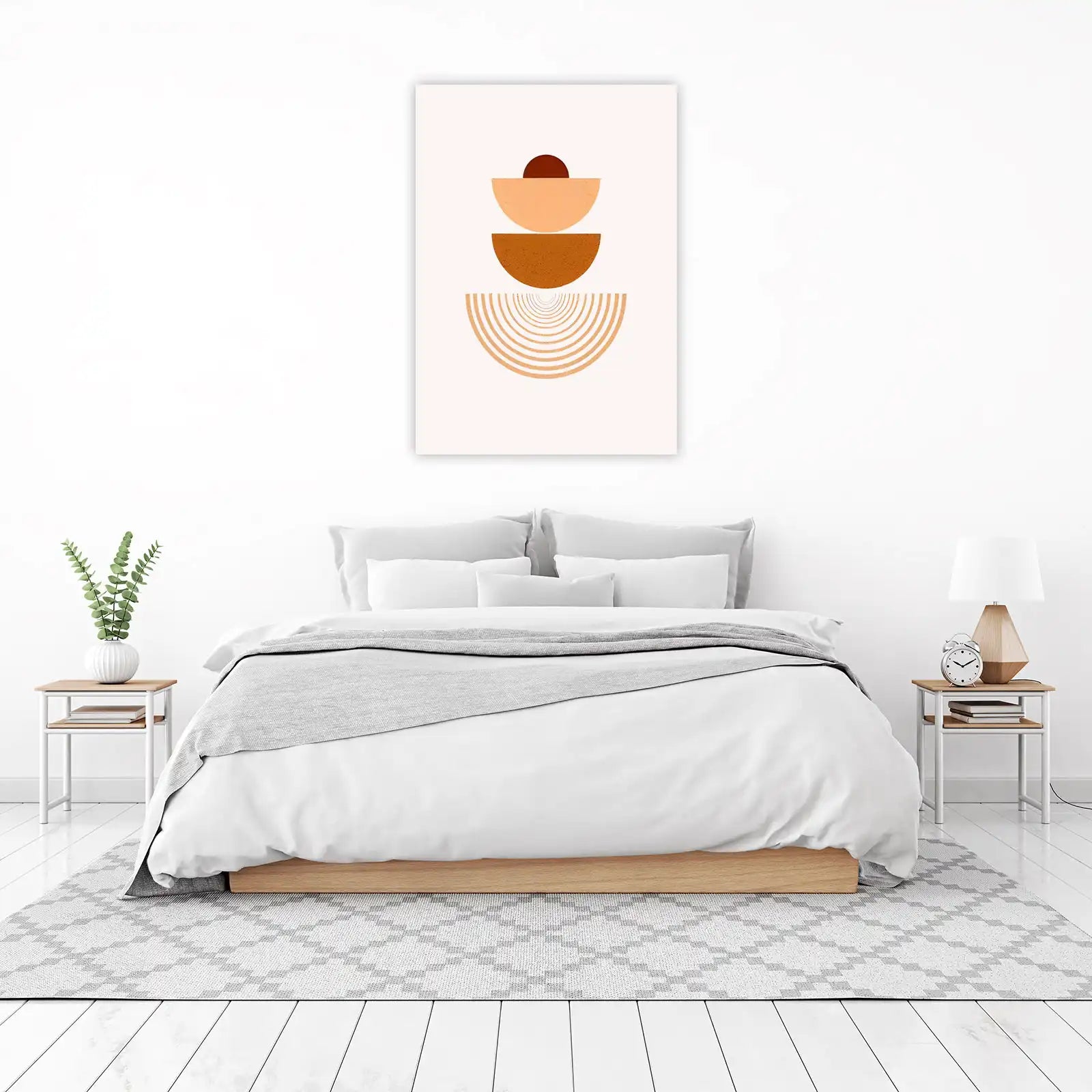 Abstract Sun Arch Mid Century Wall Art