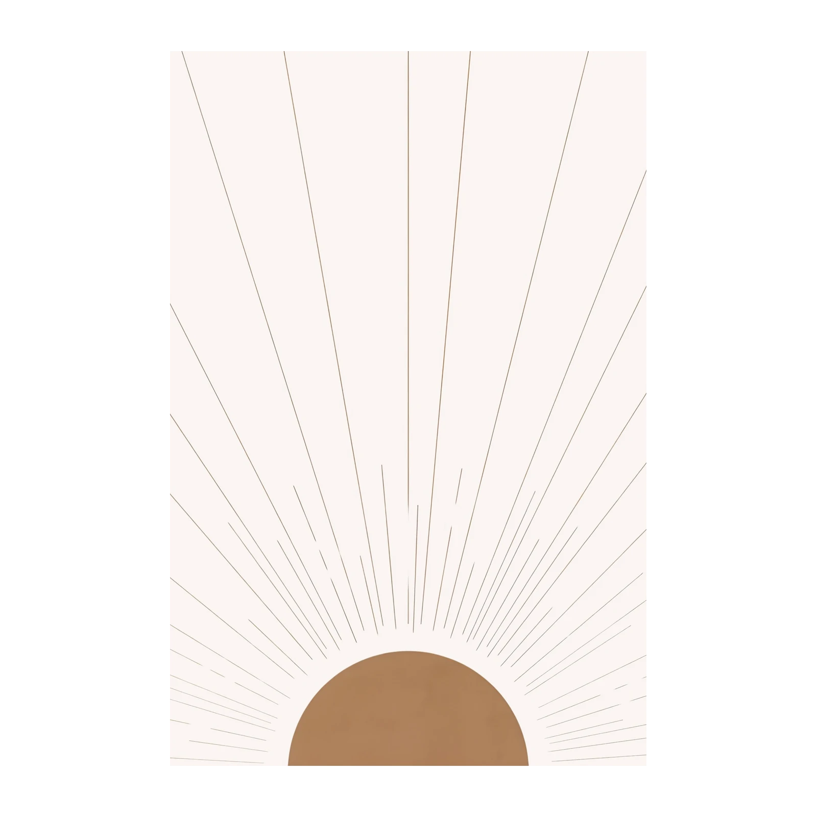 Boho Sunburst Minimalist Wall Art