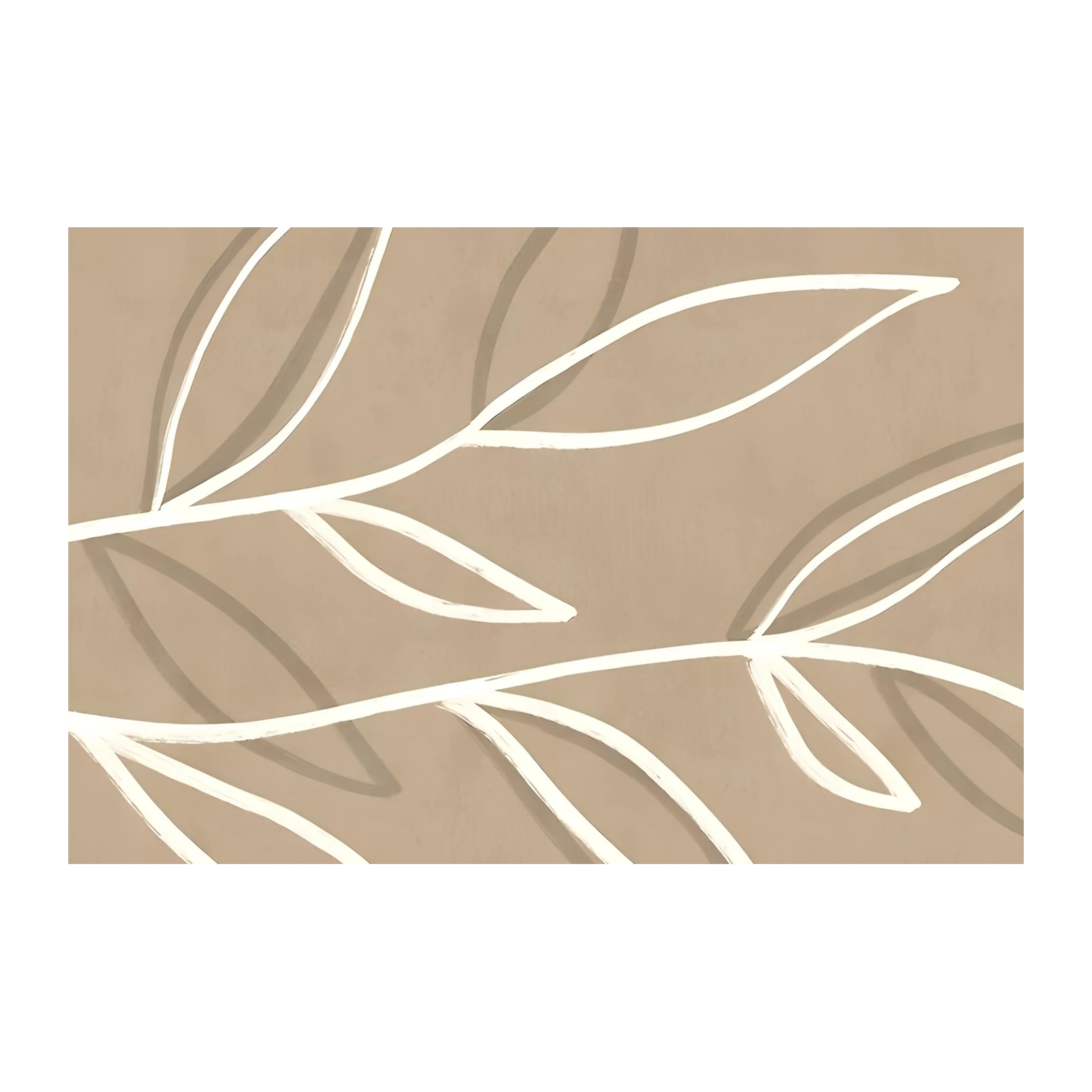 Minimalist Leaf Botanical Abstract Wall Art