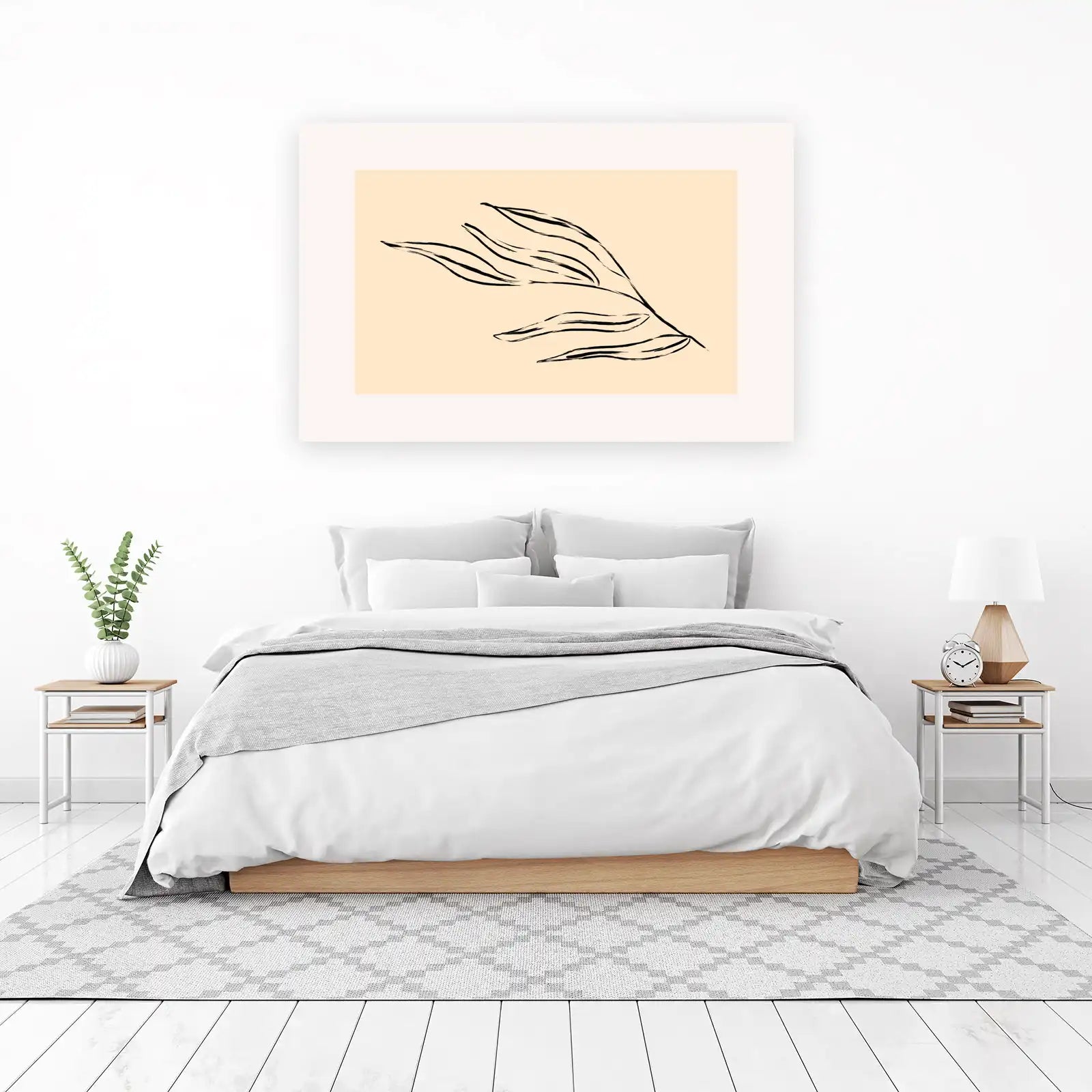 Minimalist Botanical Line Art Wall Art