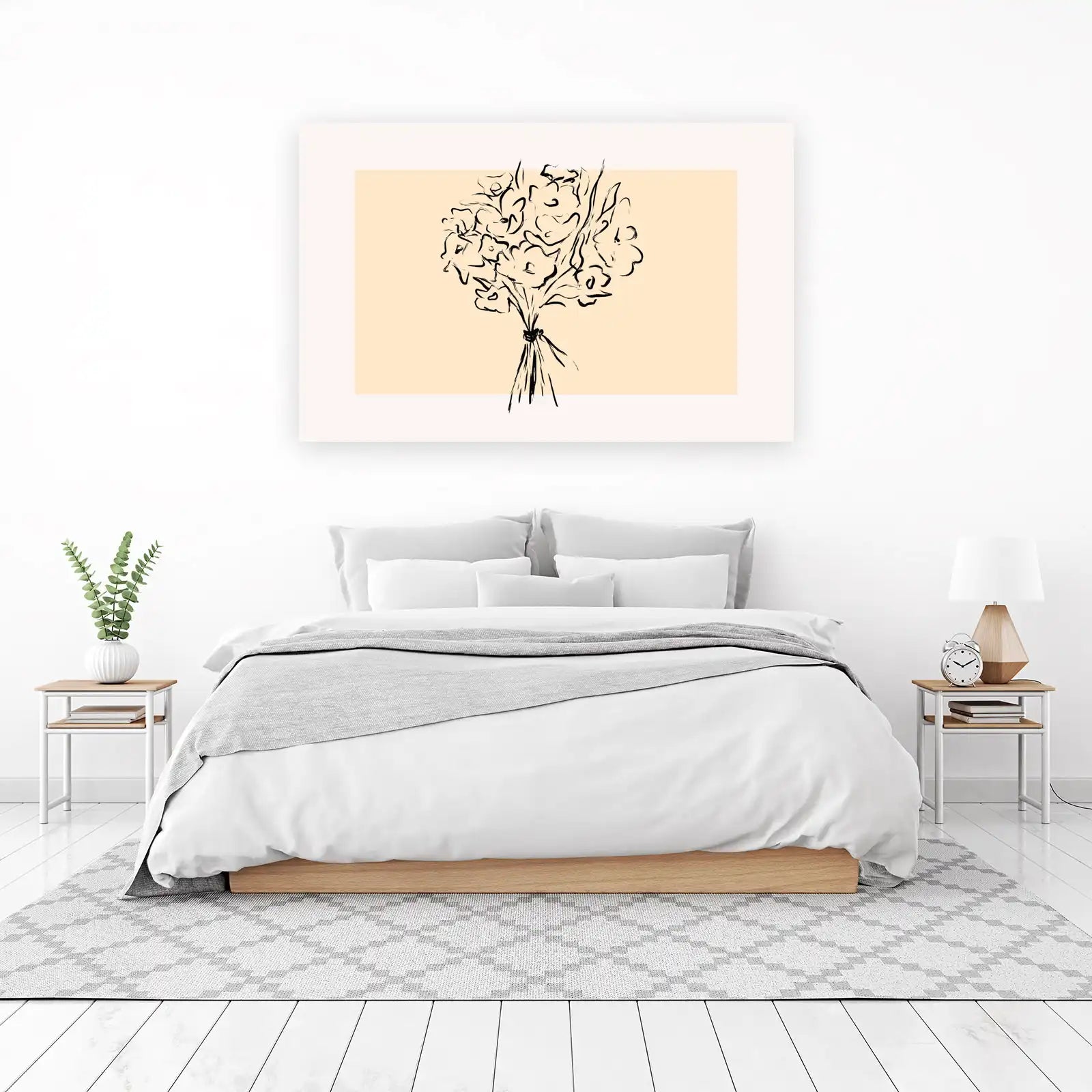 Abstract Floral Bouquet Wall Art