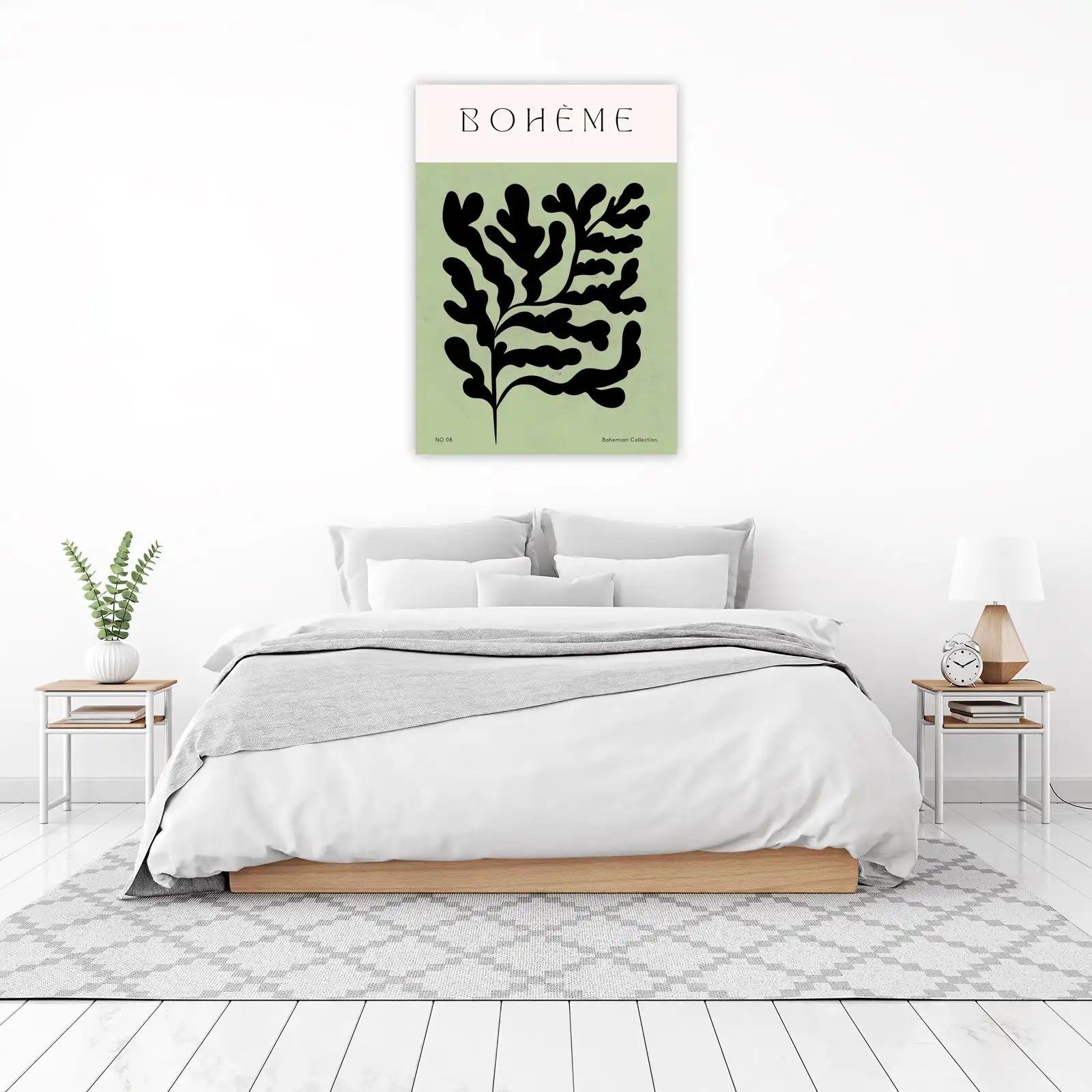 Bohemian Abstract Plant Wall Art