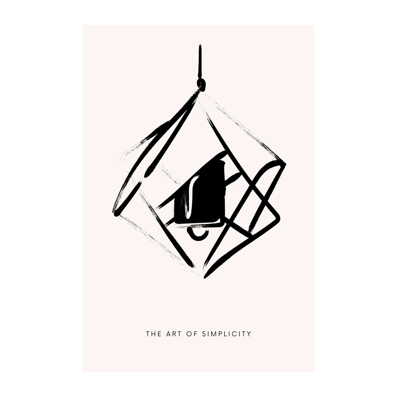 Abstract Bell Lantern Wall Art