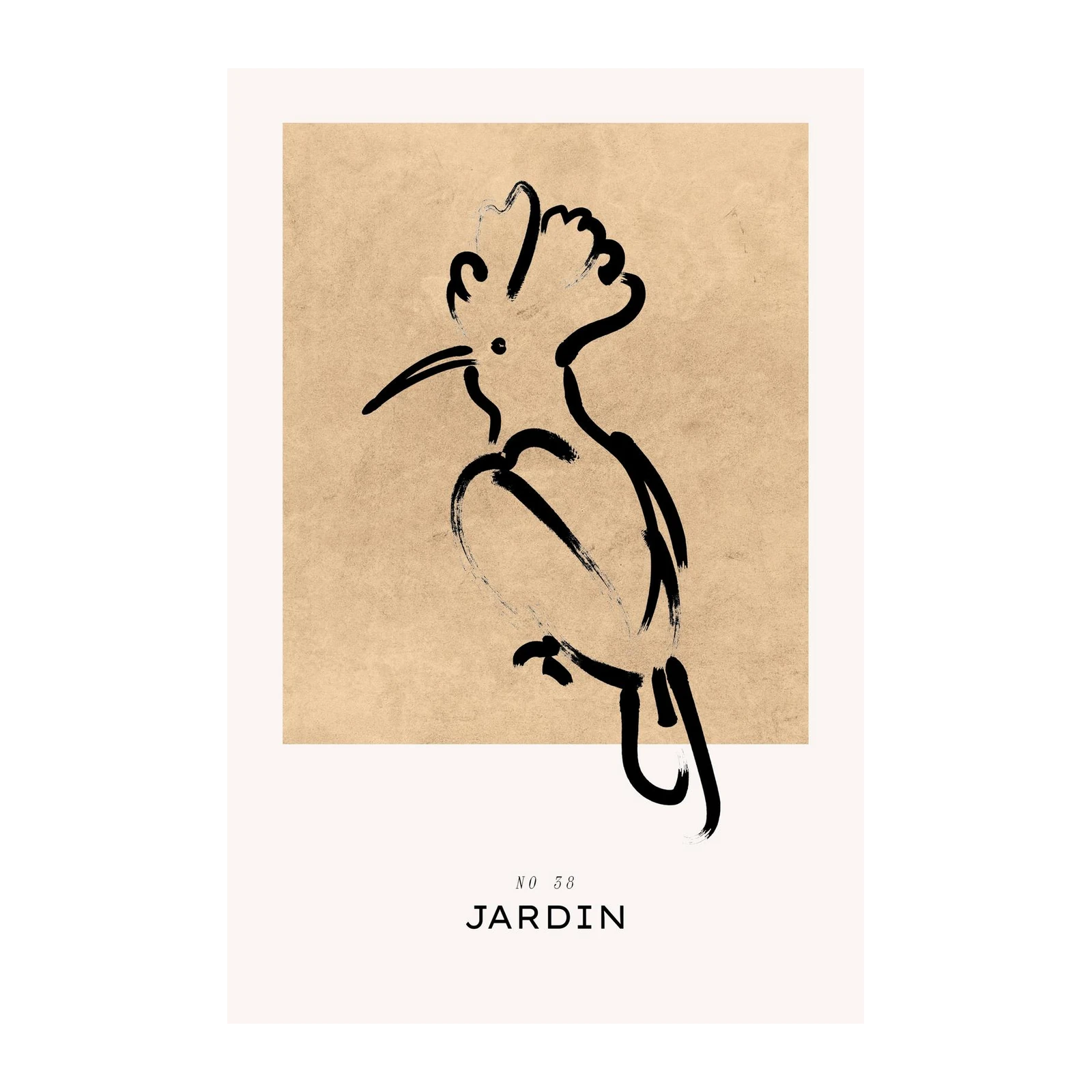 Minimalist Bird Art Wall Art | Jardin Collection