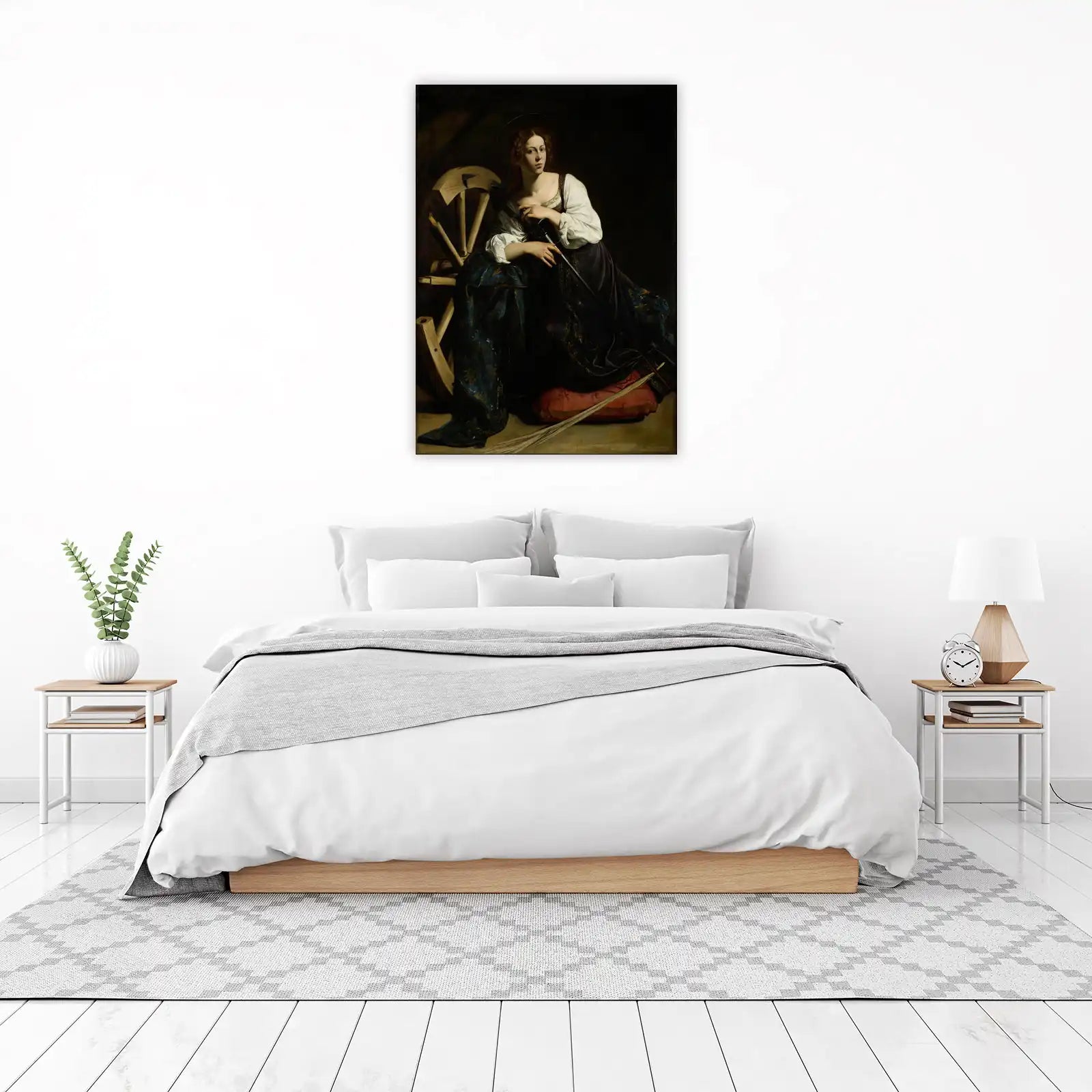 Baroque Saint Catherine Martyrdom Wall Art
