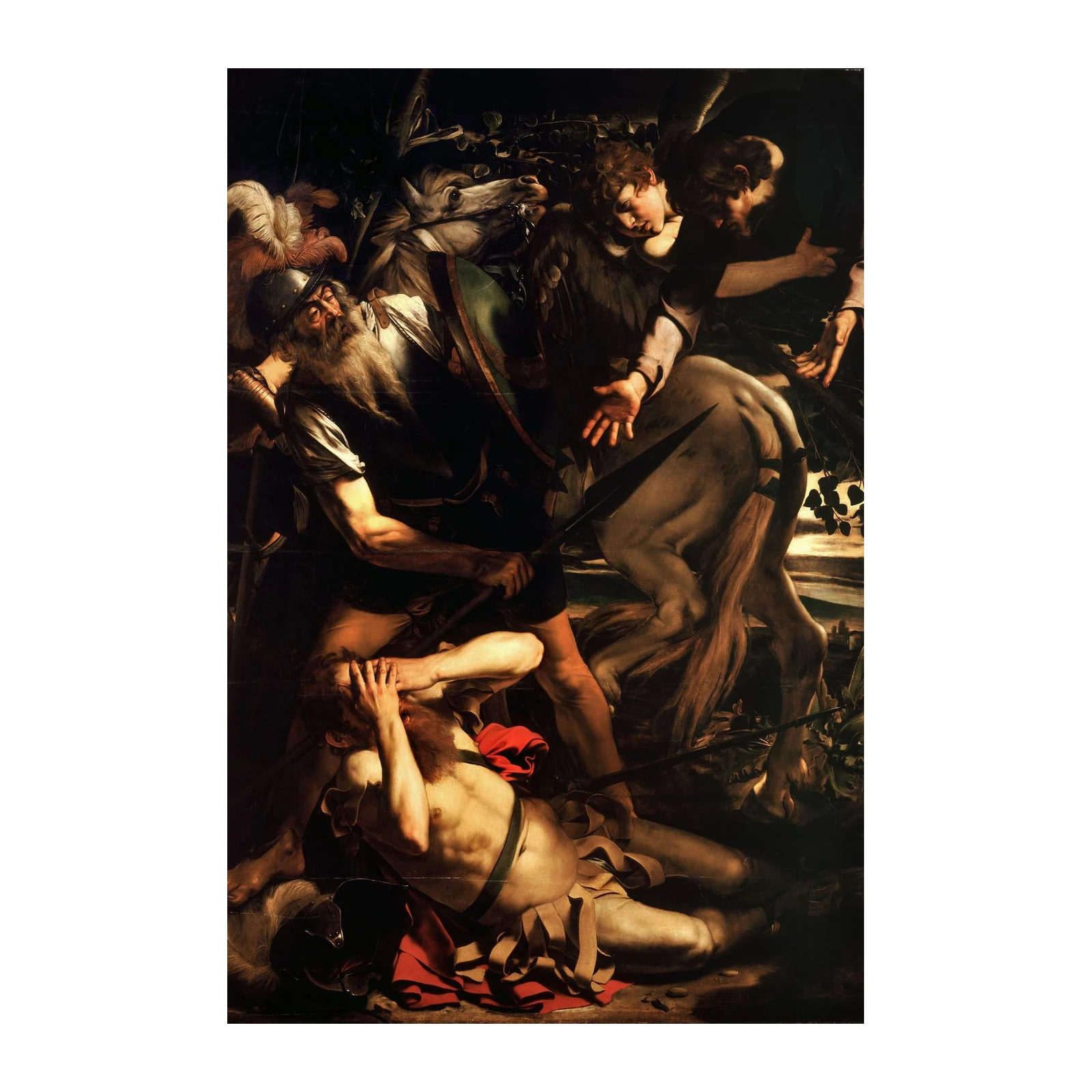 Caravaggio's Conversion of Saint Paul Wall Art