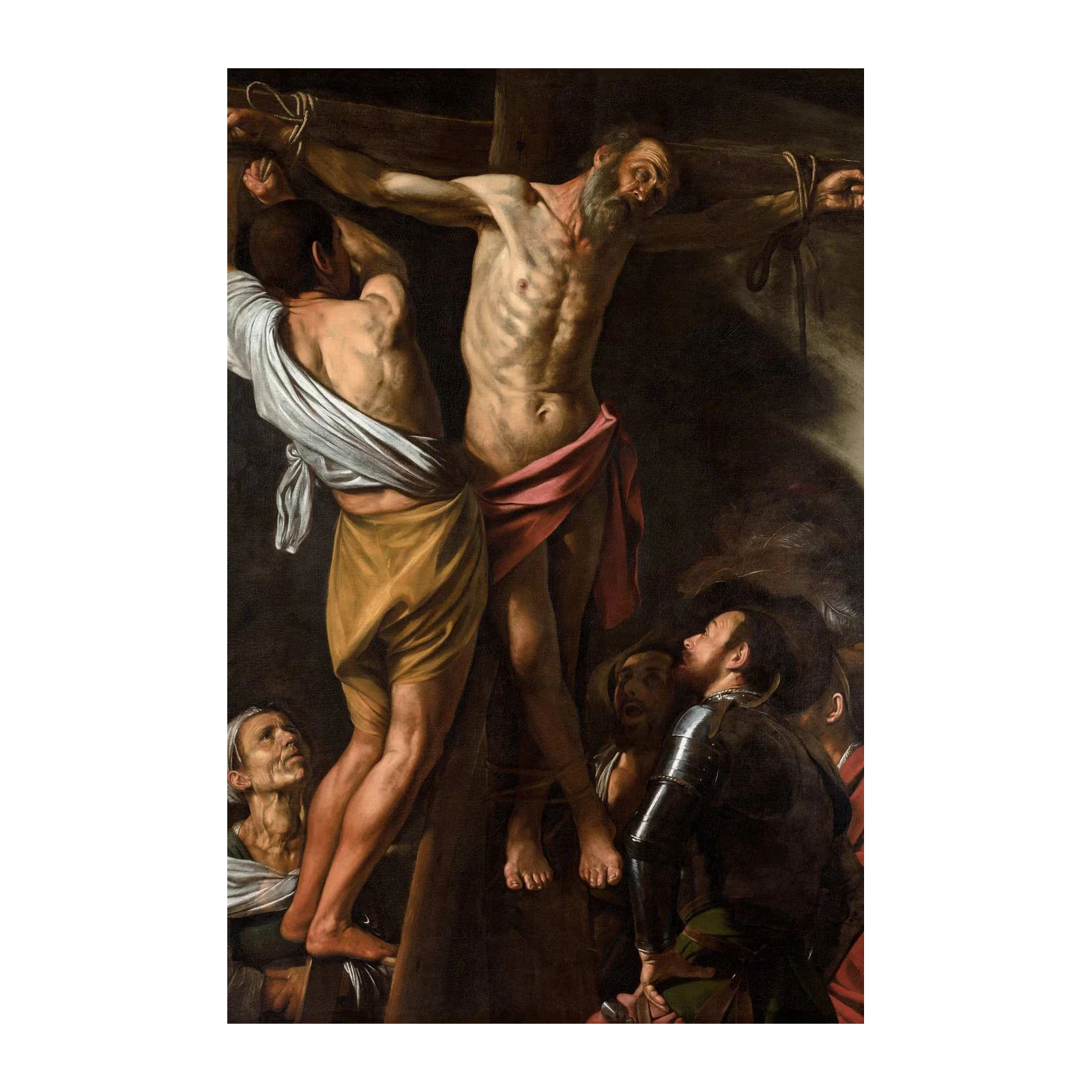 Baroque Crucifixion Dramatic Wall Art