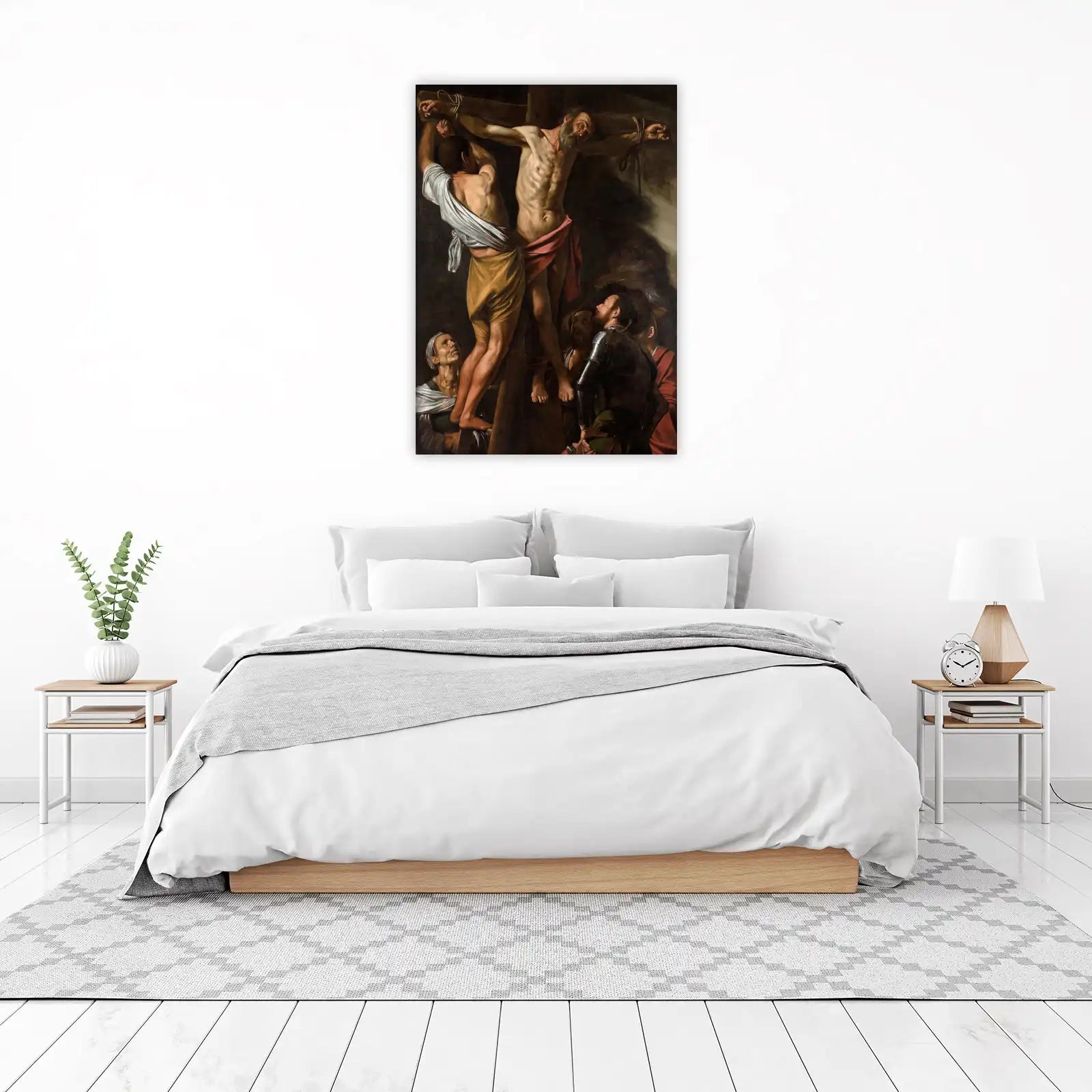 Baroque Crucifixion Dramatic Wall Art
