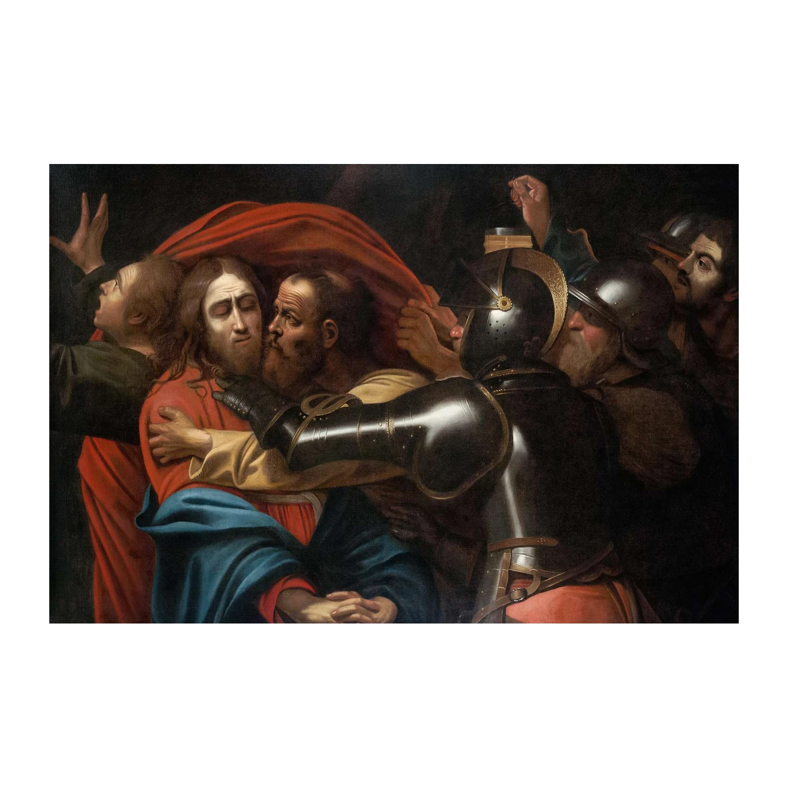 The Kiss of Judas Caravaggio Wall Art