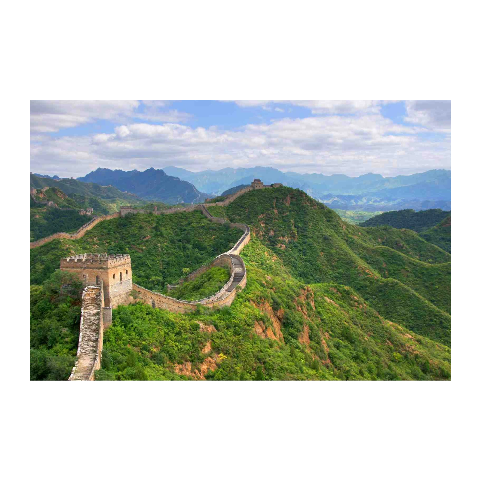 Majestic Great Wall of China Landscape Wall Art