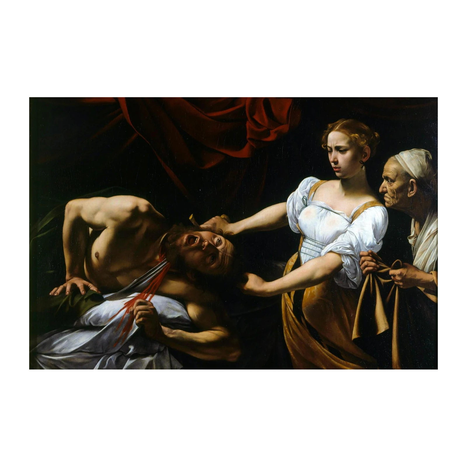 Dramatic Judith Beheading Holofernes Wall Art