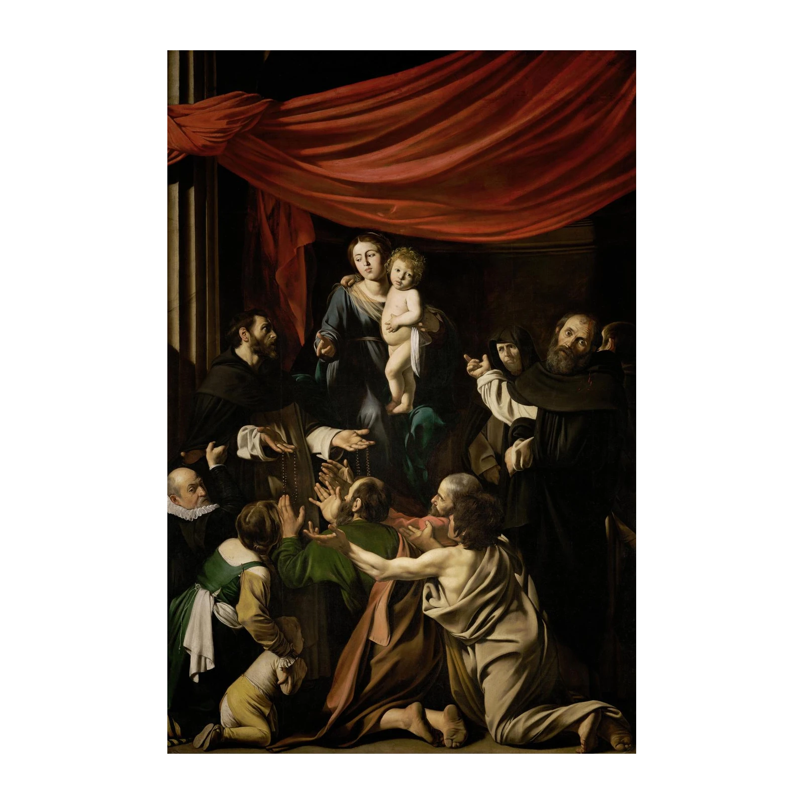 Madonna and Child with Saints Wall Art