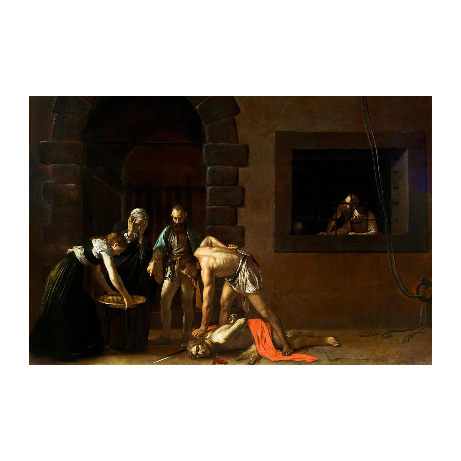 Baroque Masterpiece Execution Scene Wall Art