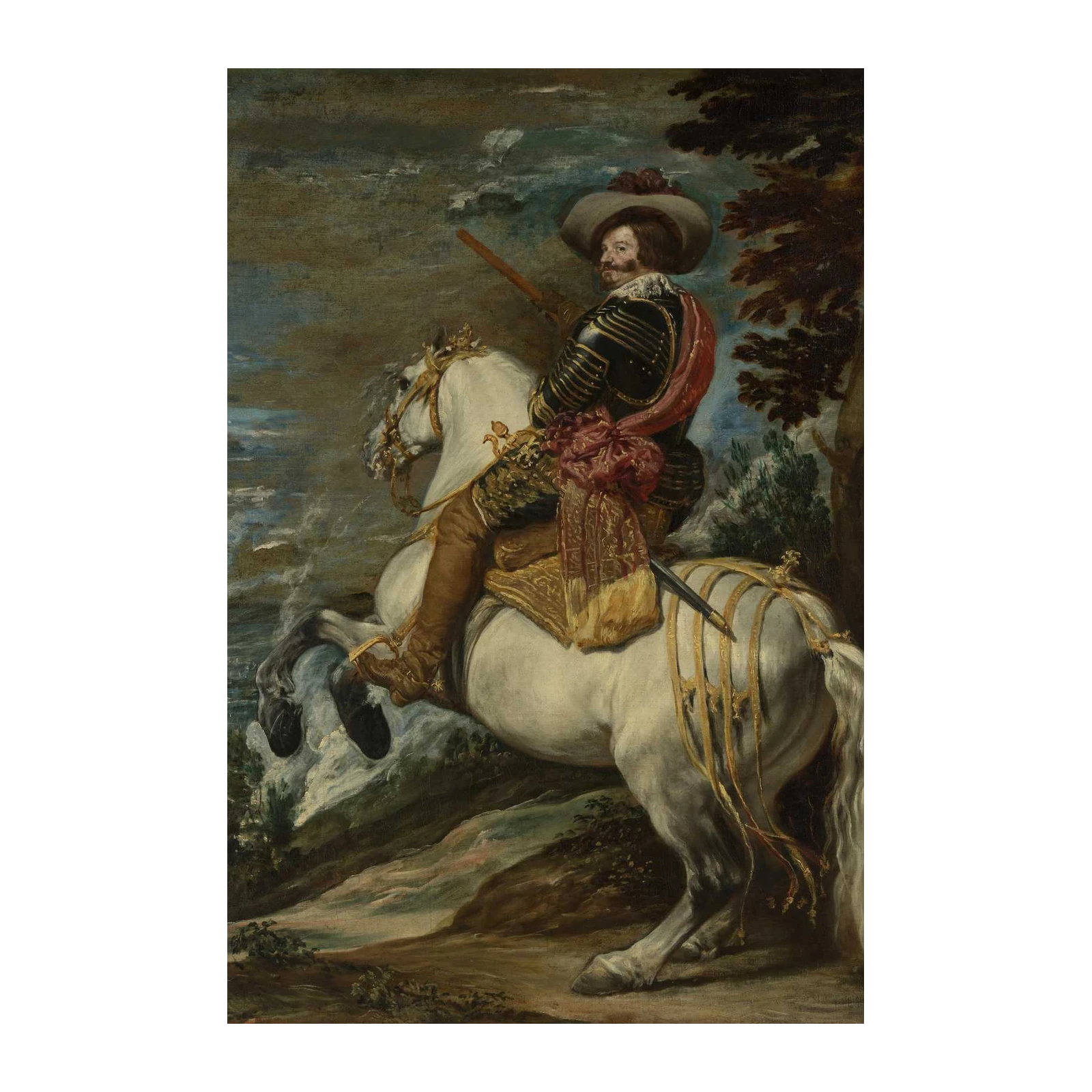 Equestrian Portrait King Philip IV Wall Art