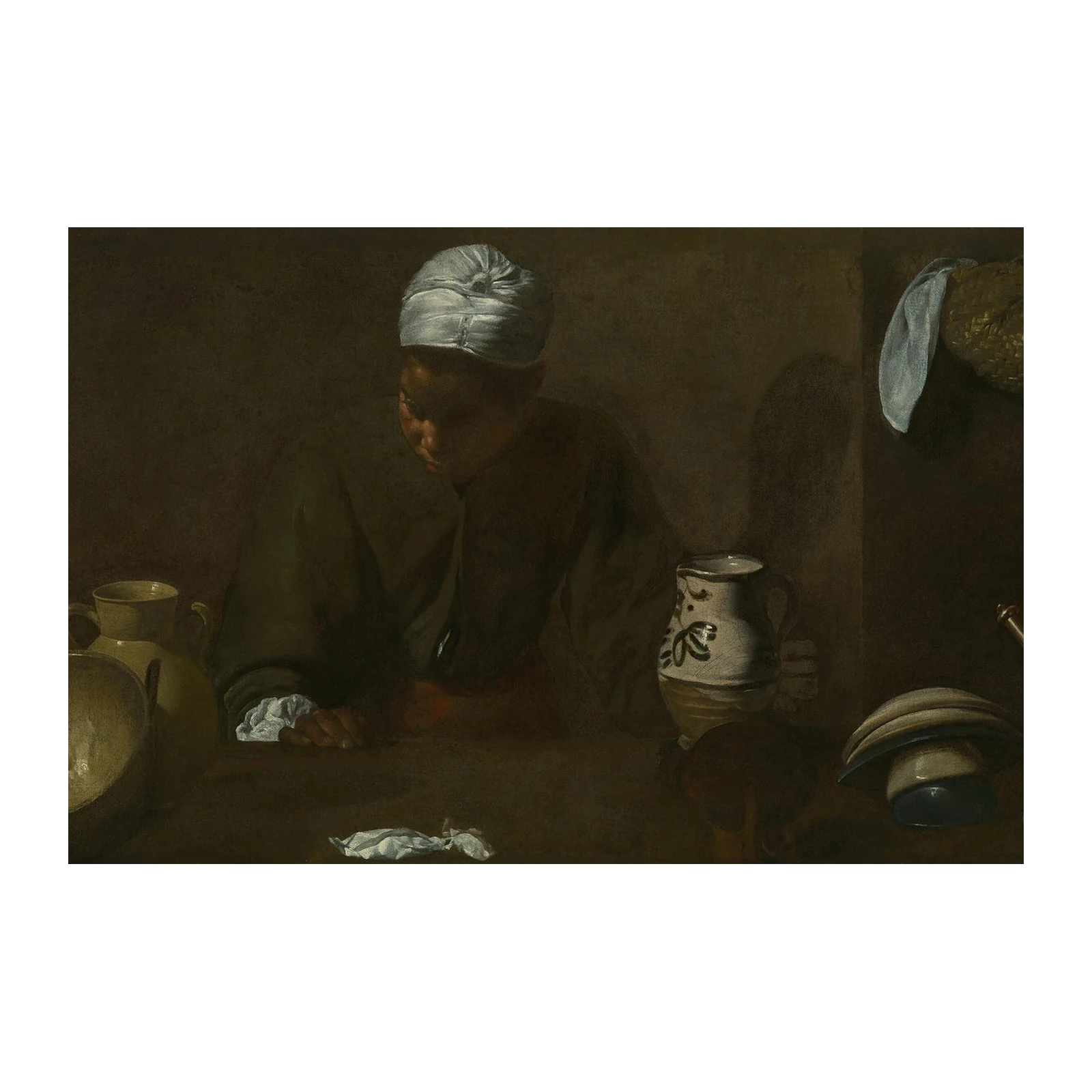 Old Master Kitchen Scene Wall Art