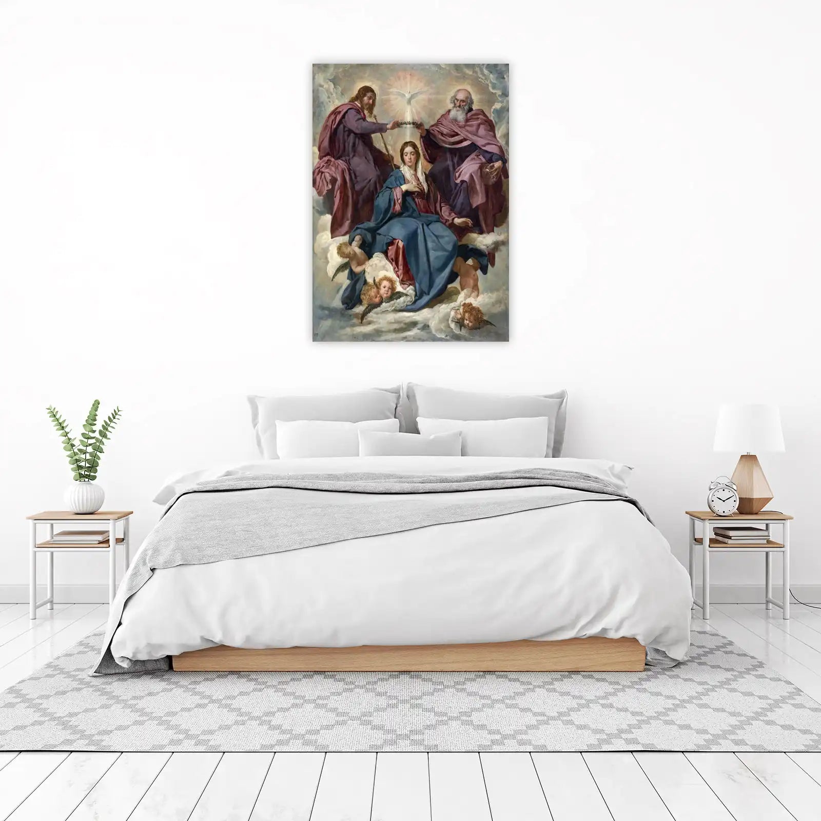 Divine Coronation Religious Art Wall Art
