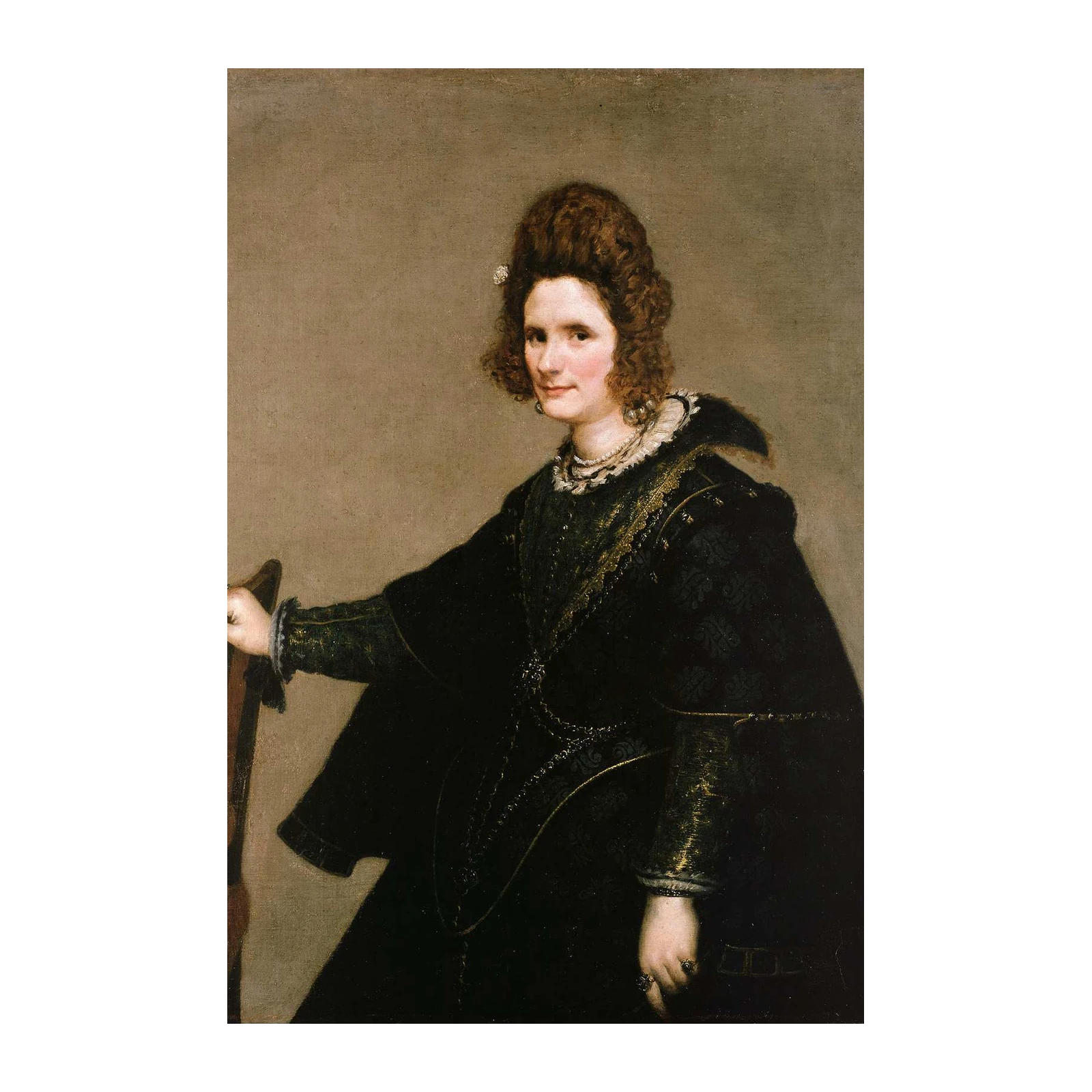 Elegant Renaissance Lady Portrait Wall Art