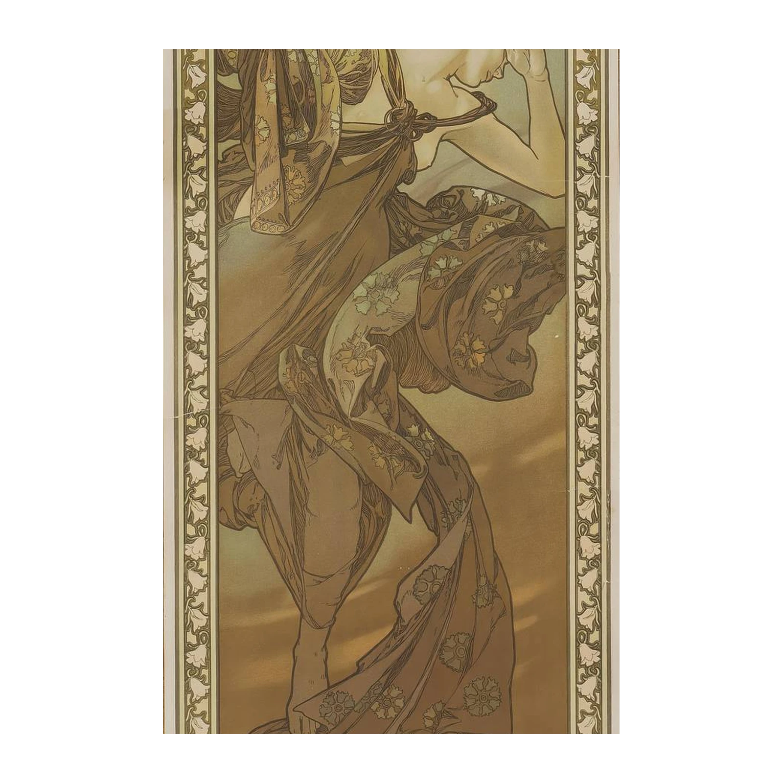 Elegant Art Nouveau Lady Wall Art