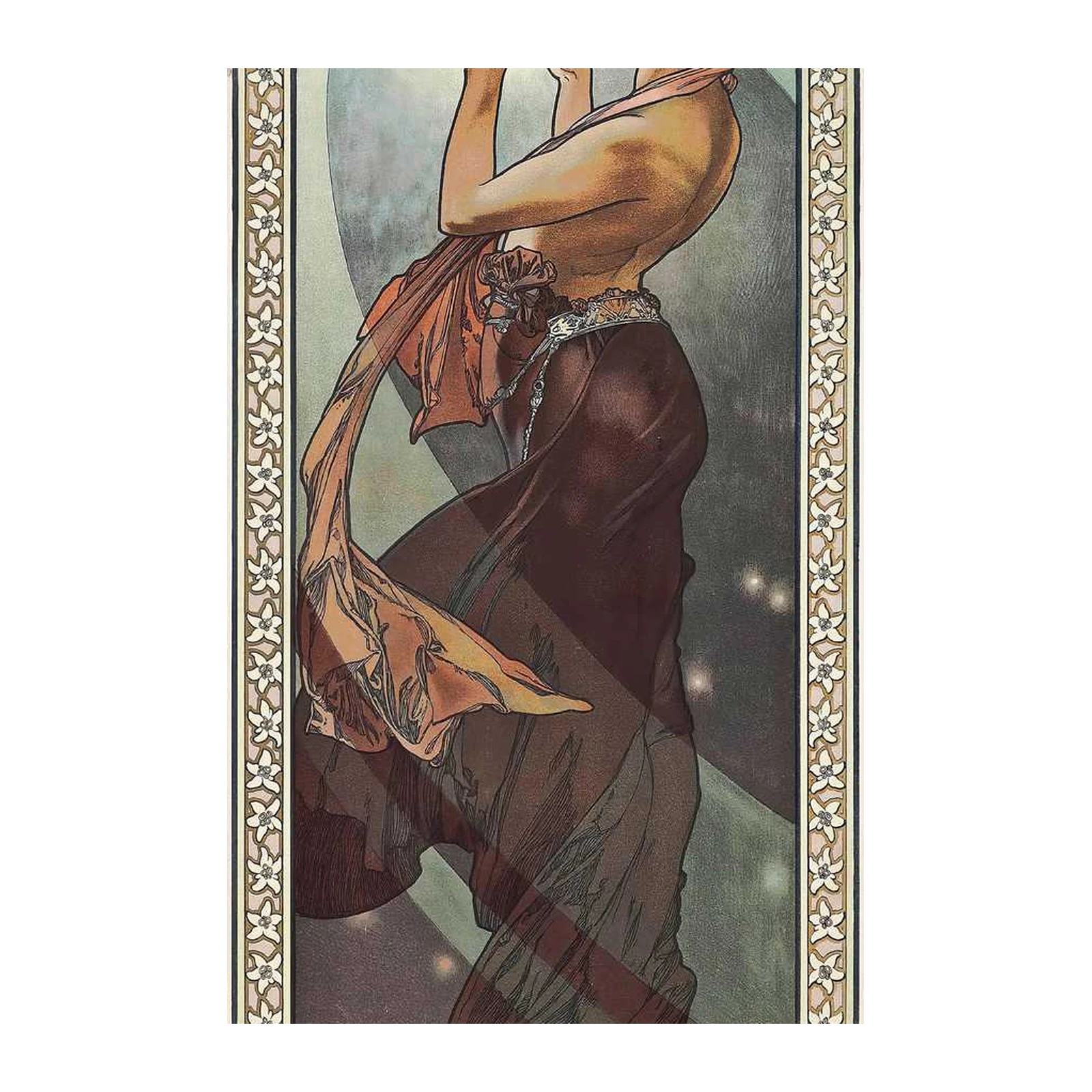 Art Nouveau Star Goddess Wall Art